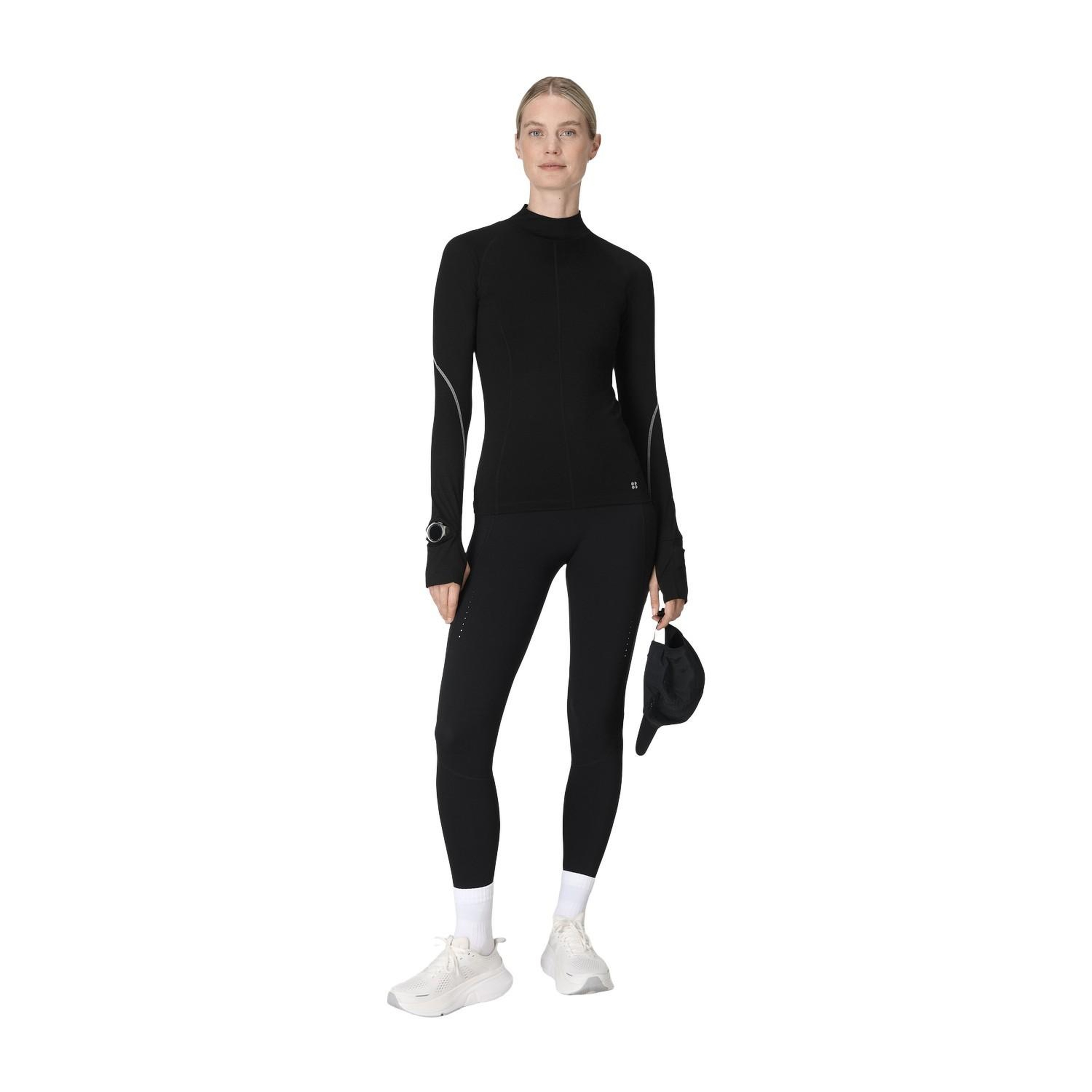 Sweaty Betty Infinity Merino Long Sleeve Ru Kadın Koşu Tank Top