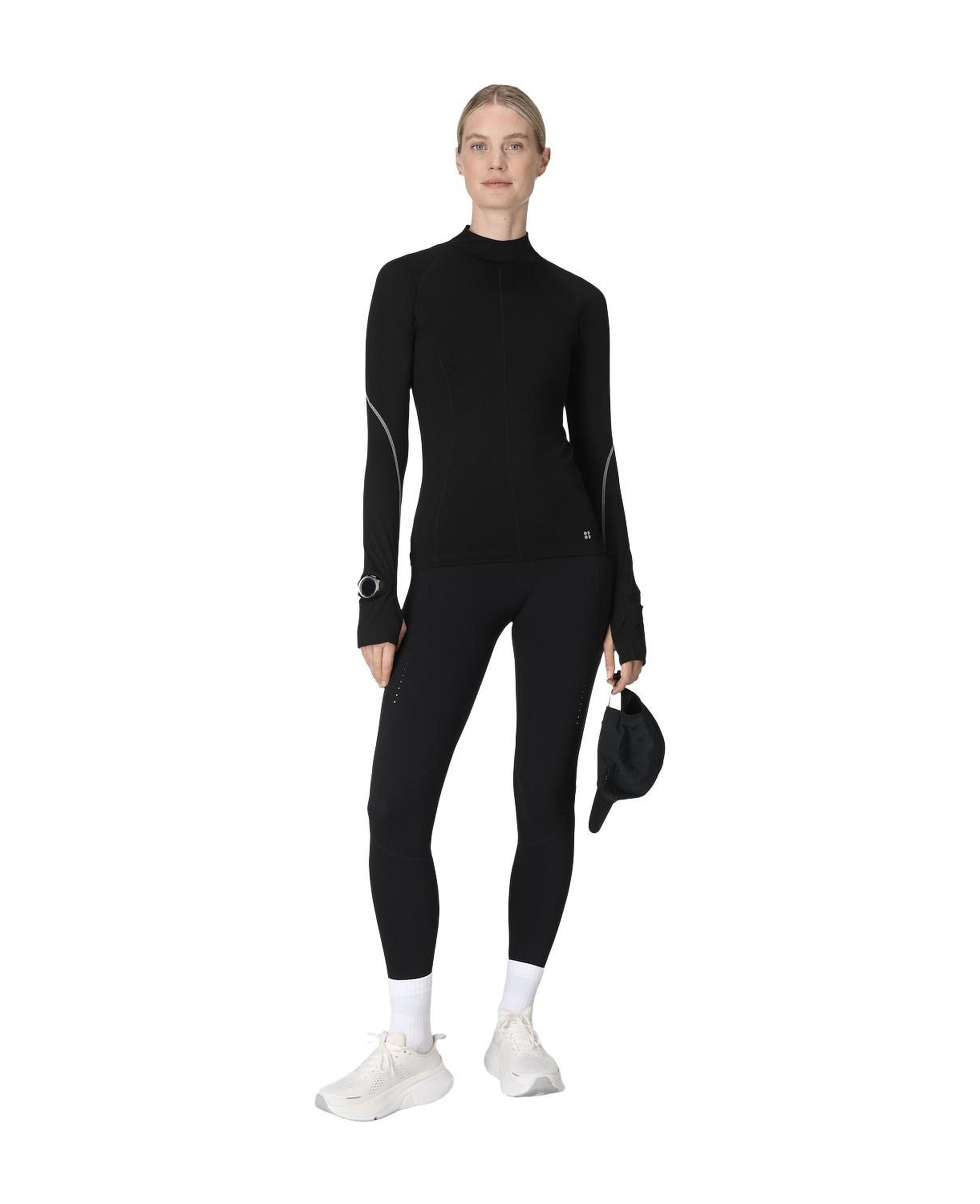 Sweaty Betty Infinity Merino Long Sleeve Ru Kadın Koşu Tank Top