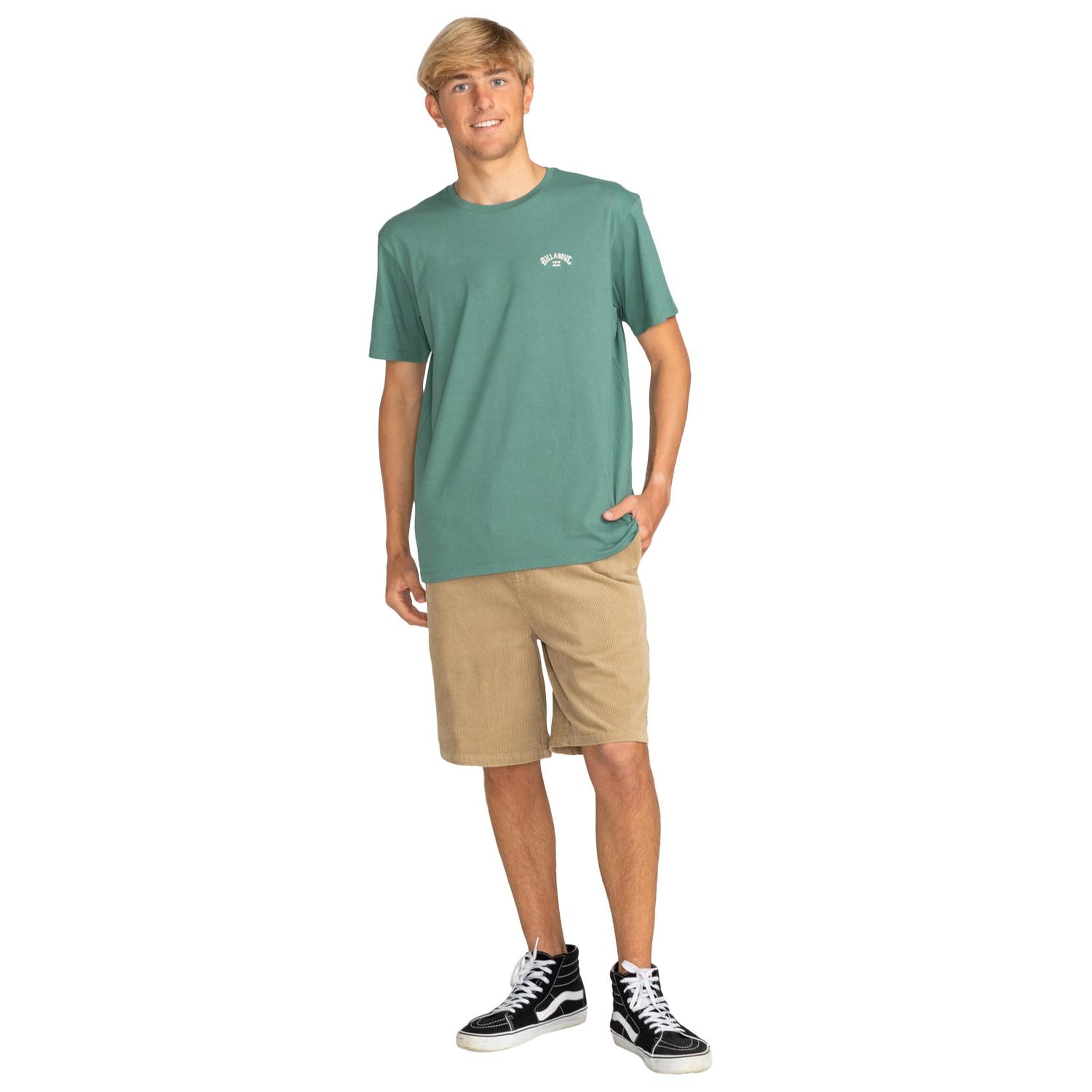 Billabong Arch Crew Erkek Yeşil Tişört