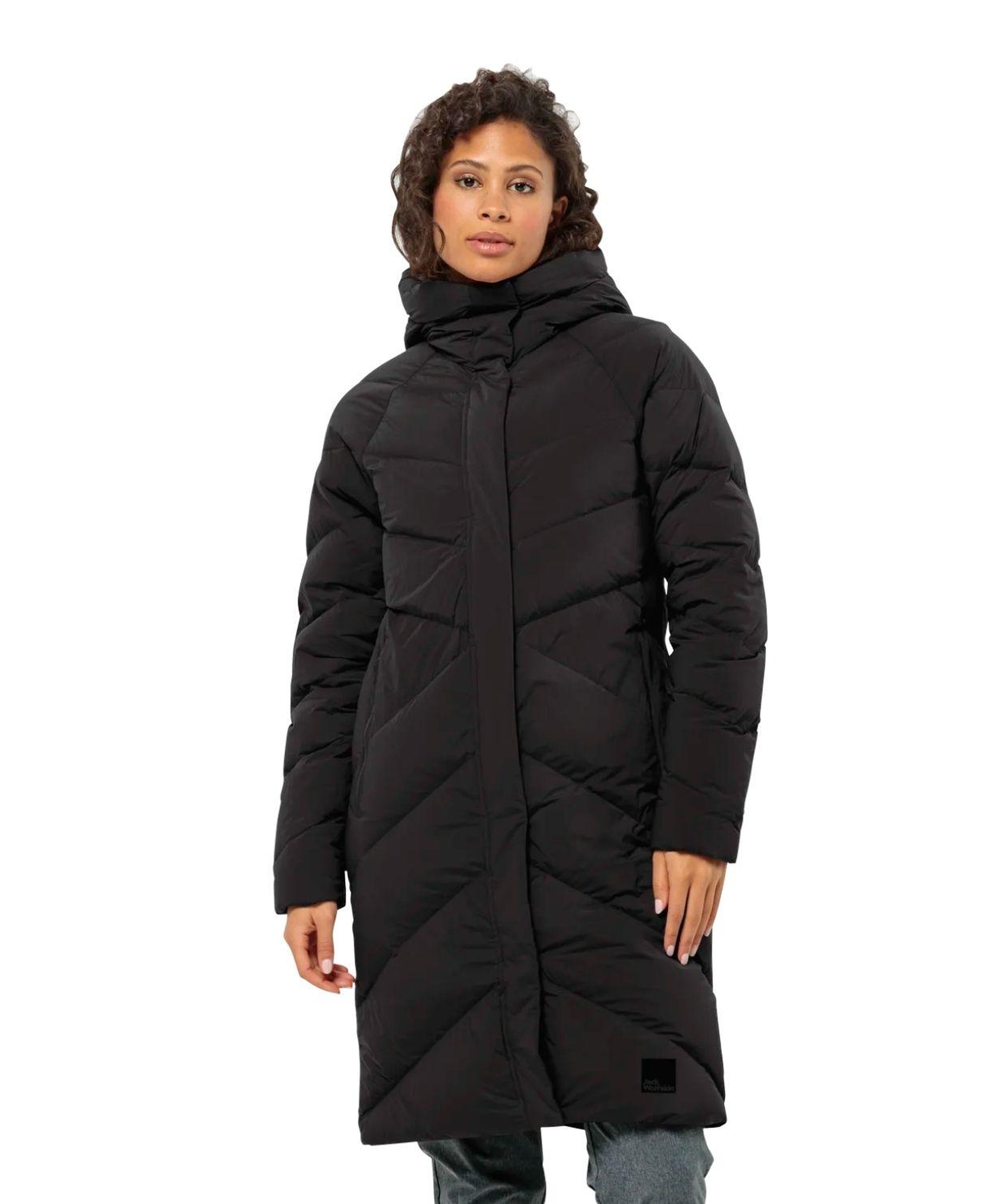 Jack Wolfskin Marienplatz Rds Kadın Siyah Outdoor Ceketi