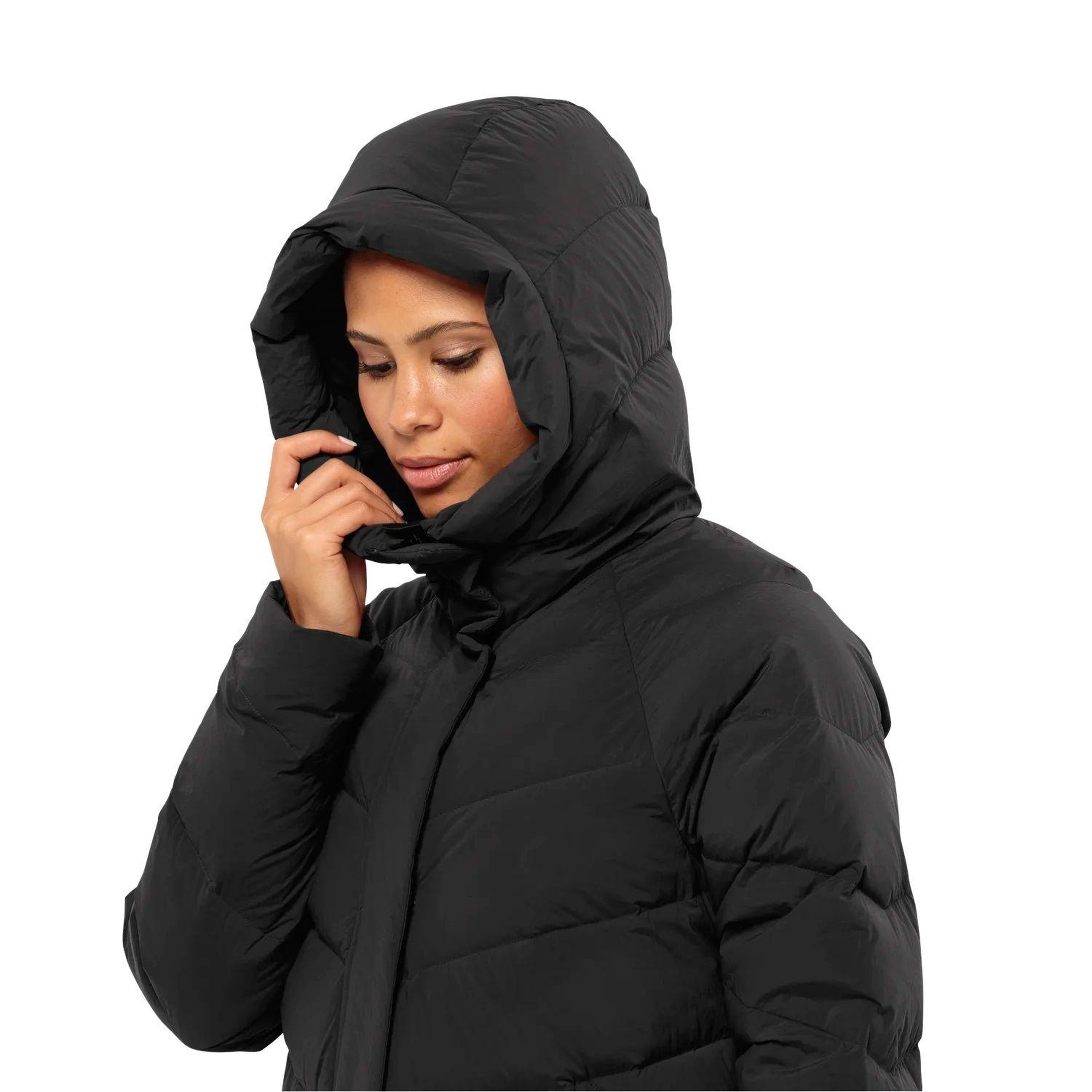 Jack Wolfskin Marienplatz Rds Kadın Siyah Outdoor Ceketi