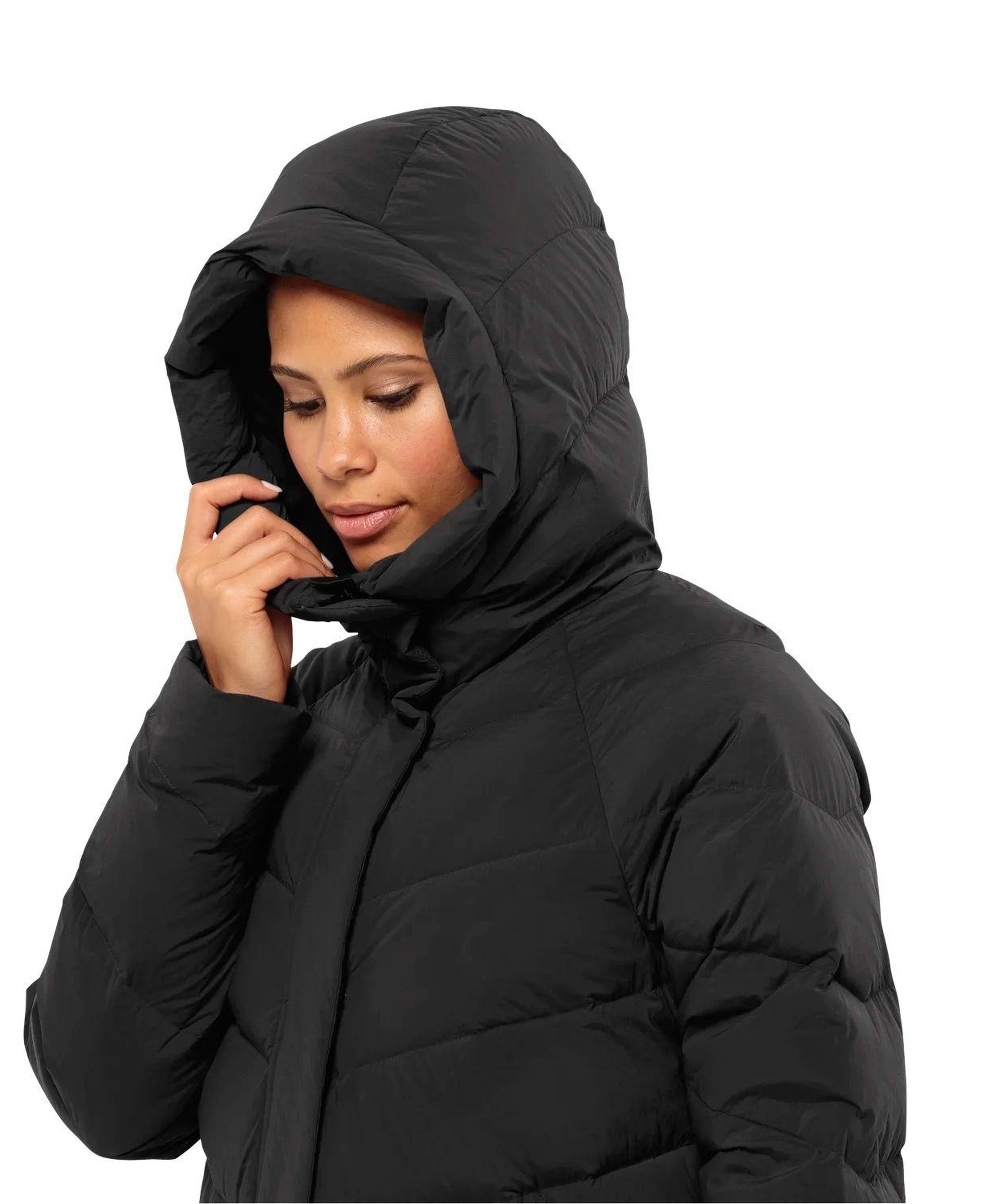Jack Wolfskin Marienplatz Rds Kadın Siyah Outdoor Ceketi