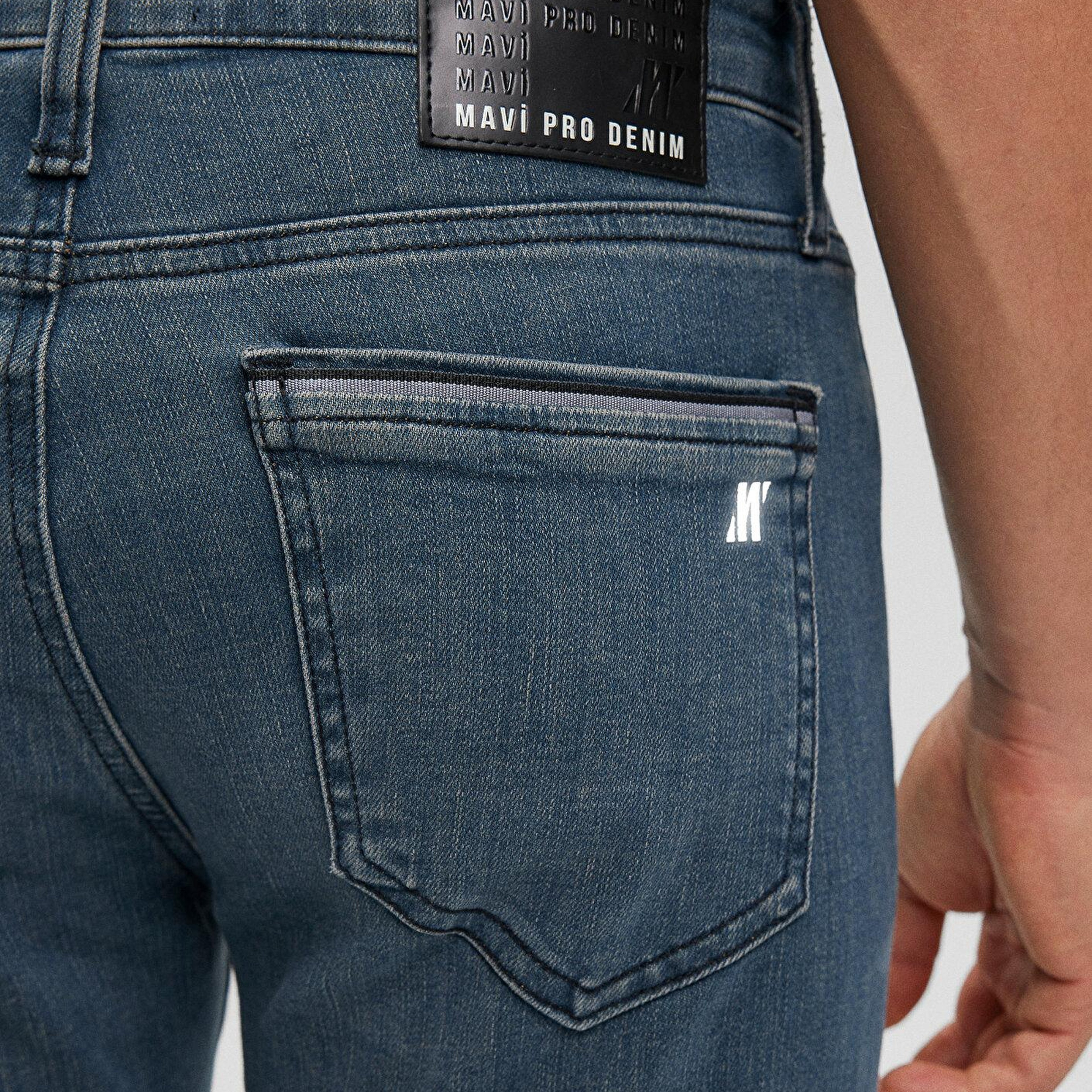 Mavi Marcus Mavi Pro Koyu Puslu Mavi Jean Pantolon 0035185210
