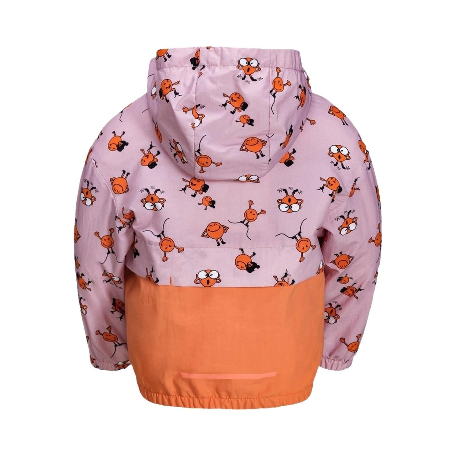 Jack Wolfskin Smileyworld Aop Unisex Çocuk Pembe Outdoor Ceketi