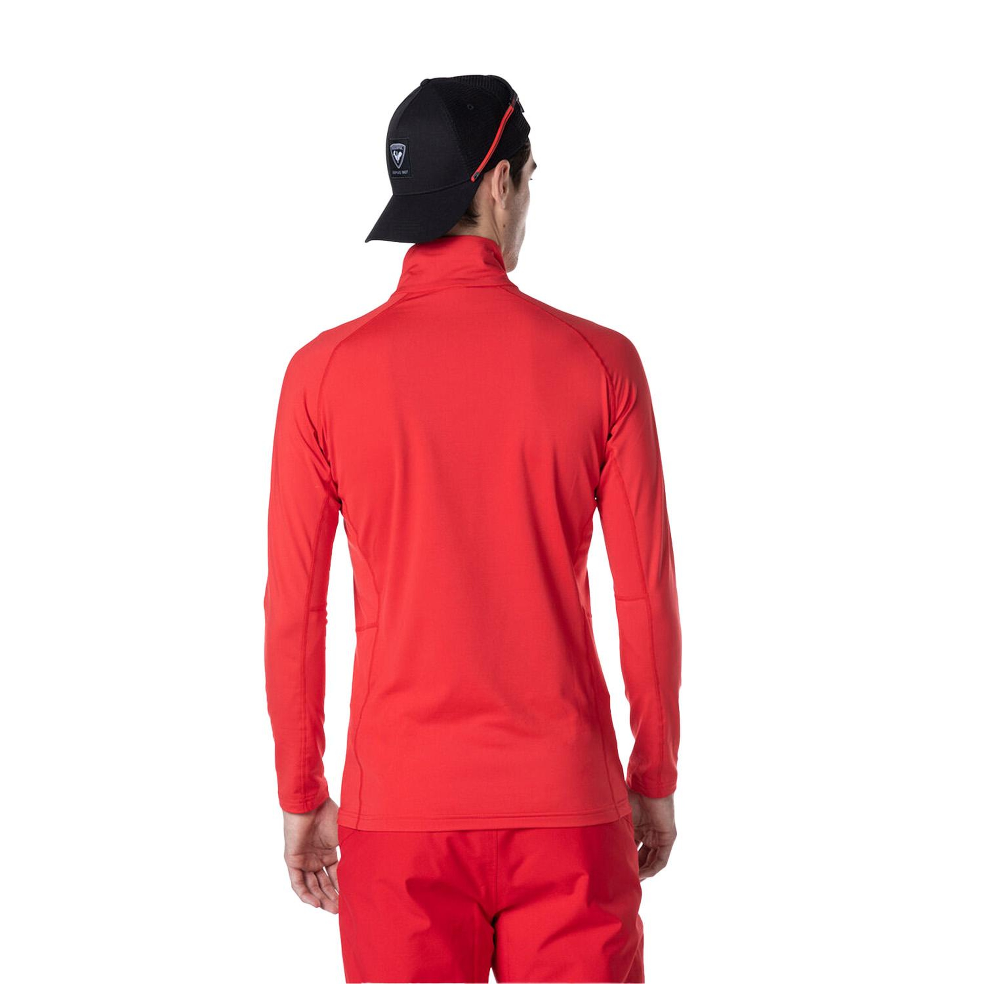 Rossignol Classique 12 Zip Erkek Kırmızı İçlik Üst