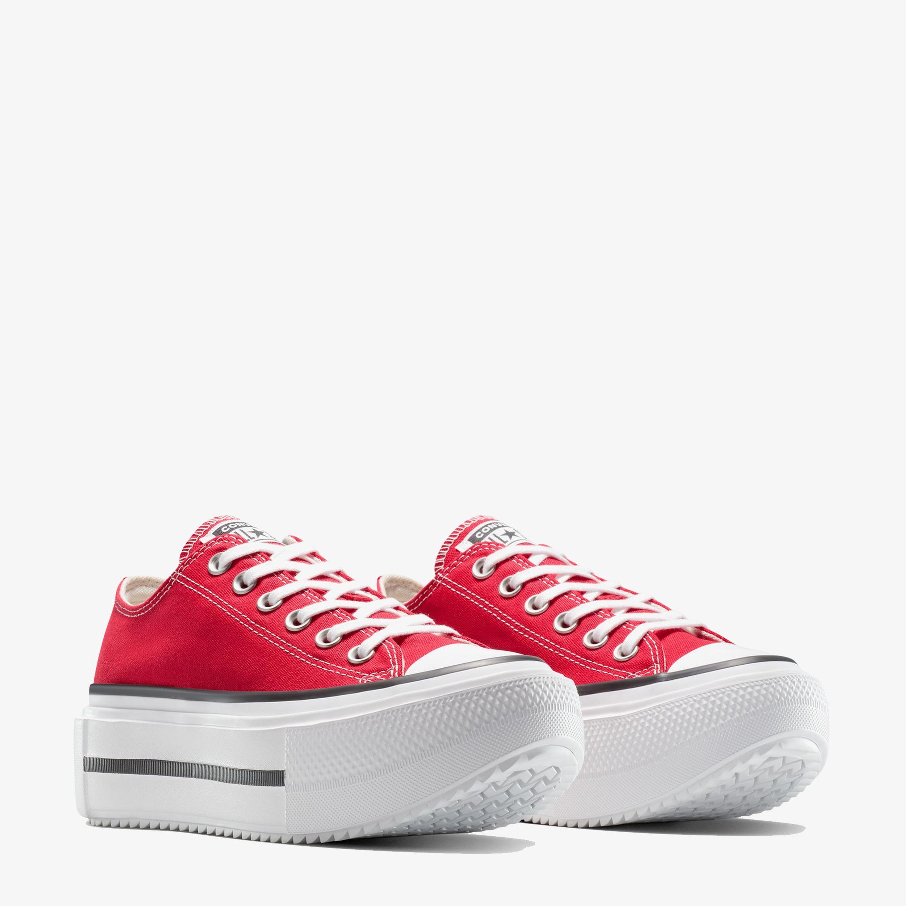 Converse Chuck Taylor All Star Lift Double Stack Platform Unisex Kırmızı Sneaker