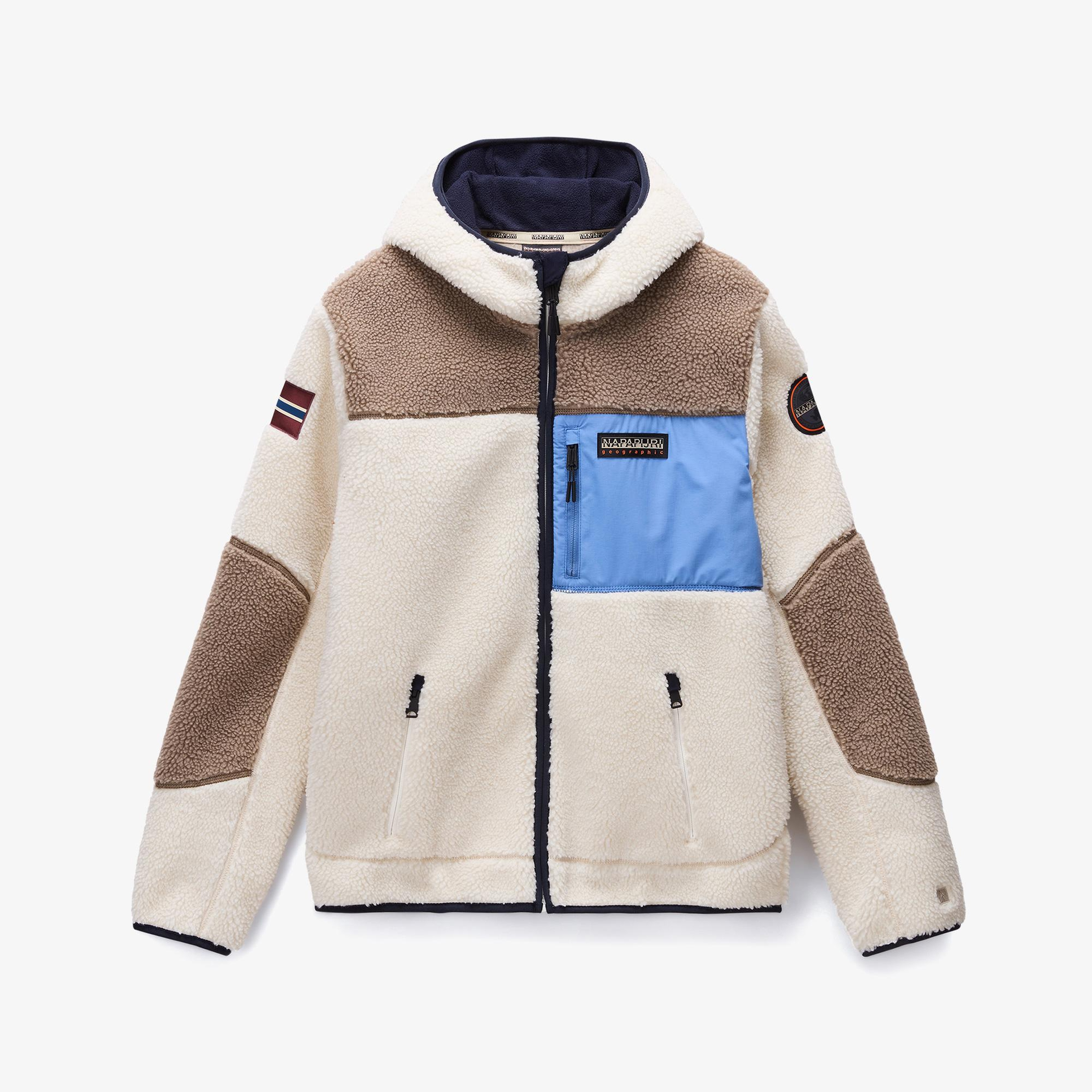 Napapijri Yupik 3 Erkek Krem Polar Ceket