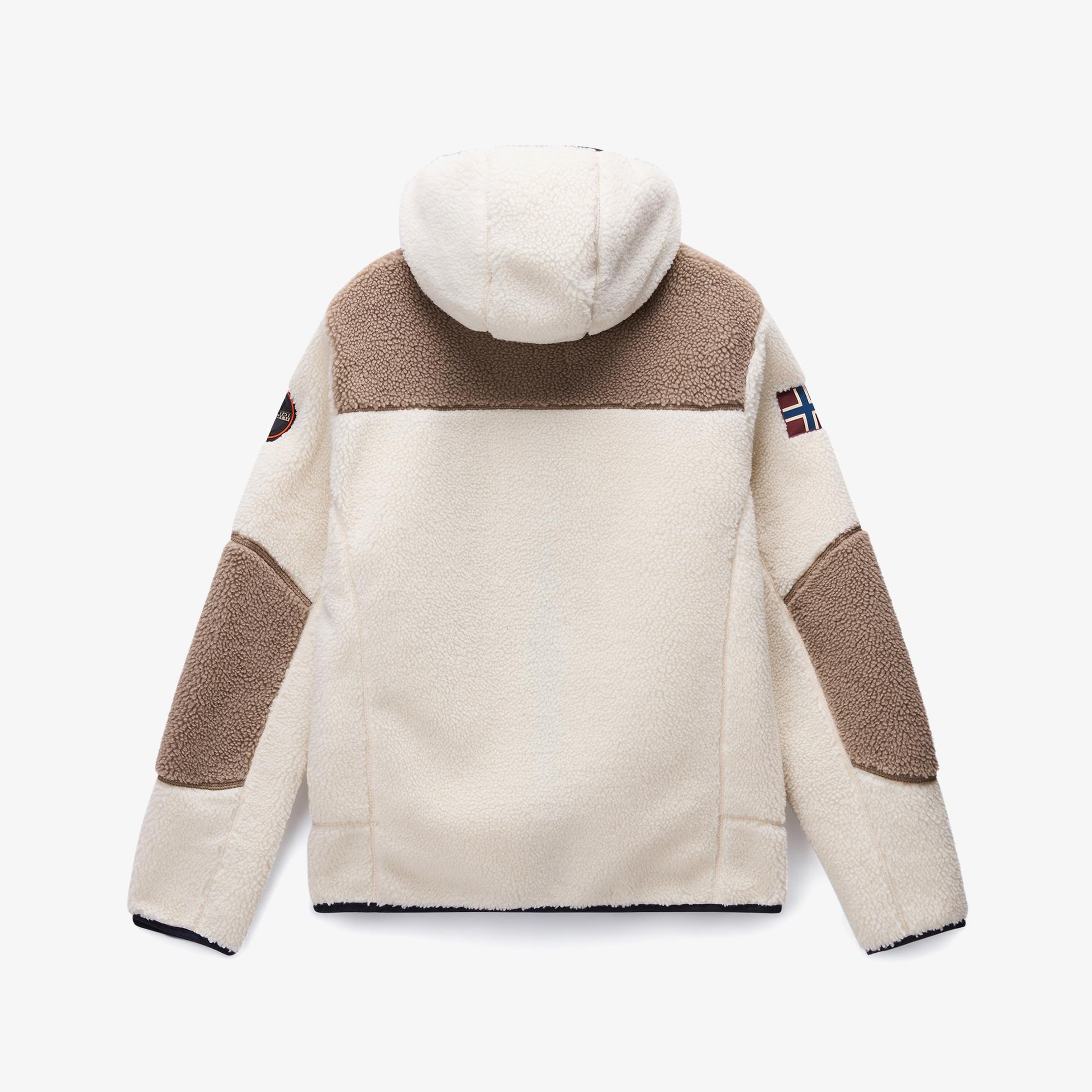 Napapijri Yupik 3 Erkek Krem Polar Ceket