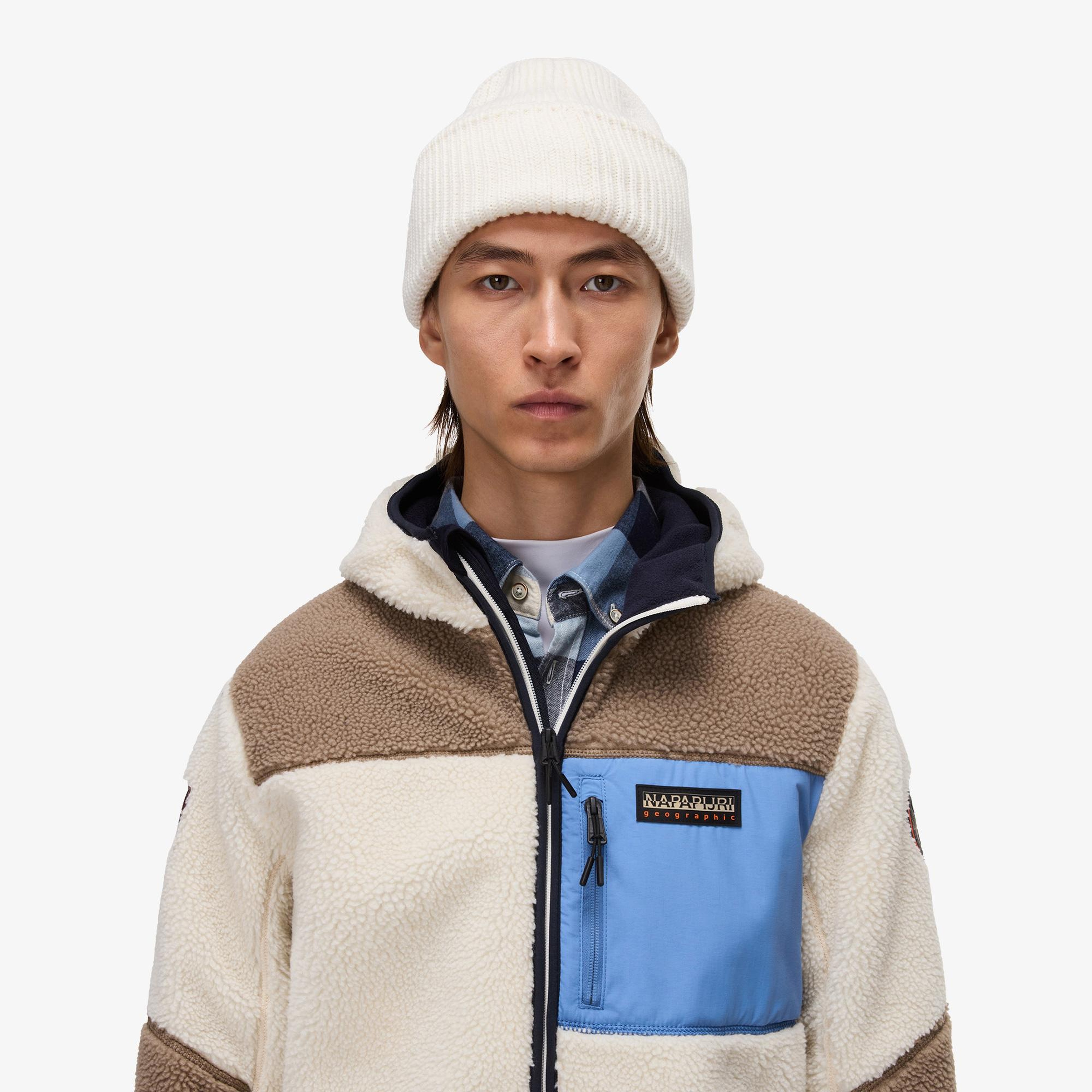 Napapijri Yupik 3 Erkek Krem Polar Ceket