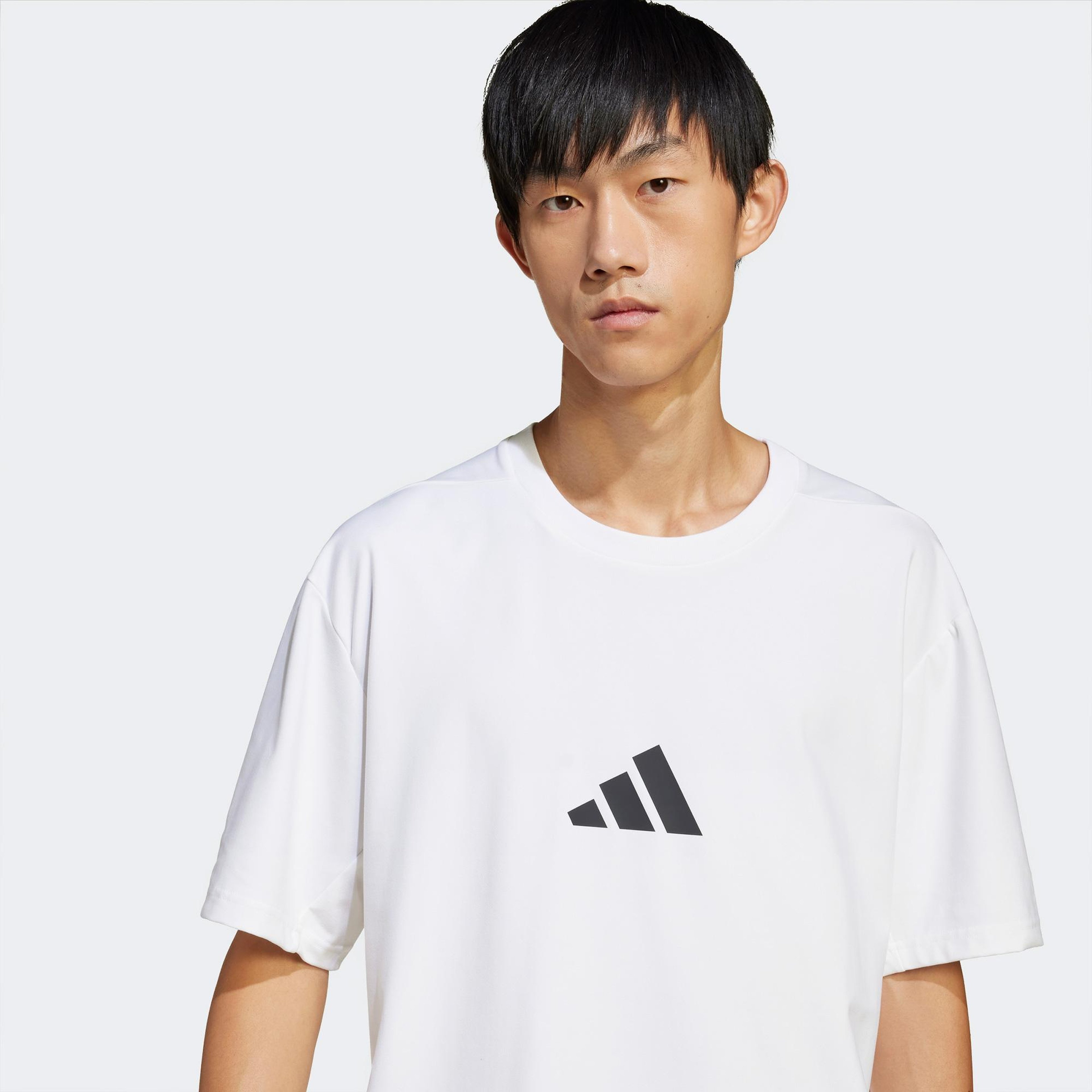 adidas Z.N.E. Full-Zip Kapüşonlu Erkek Beyaz T-Shirt