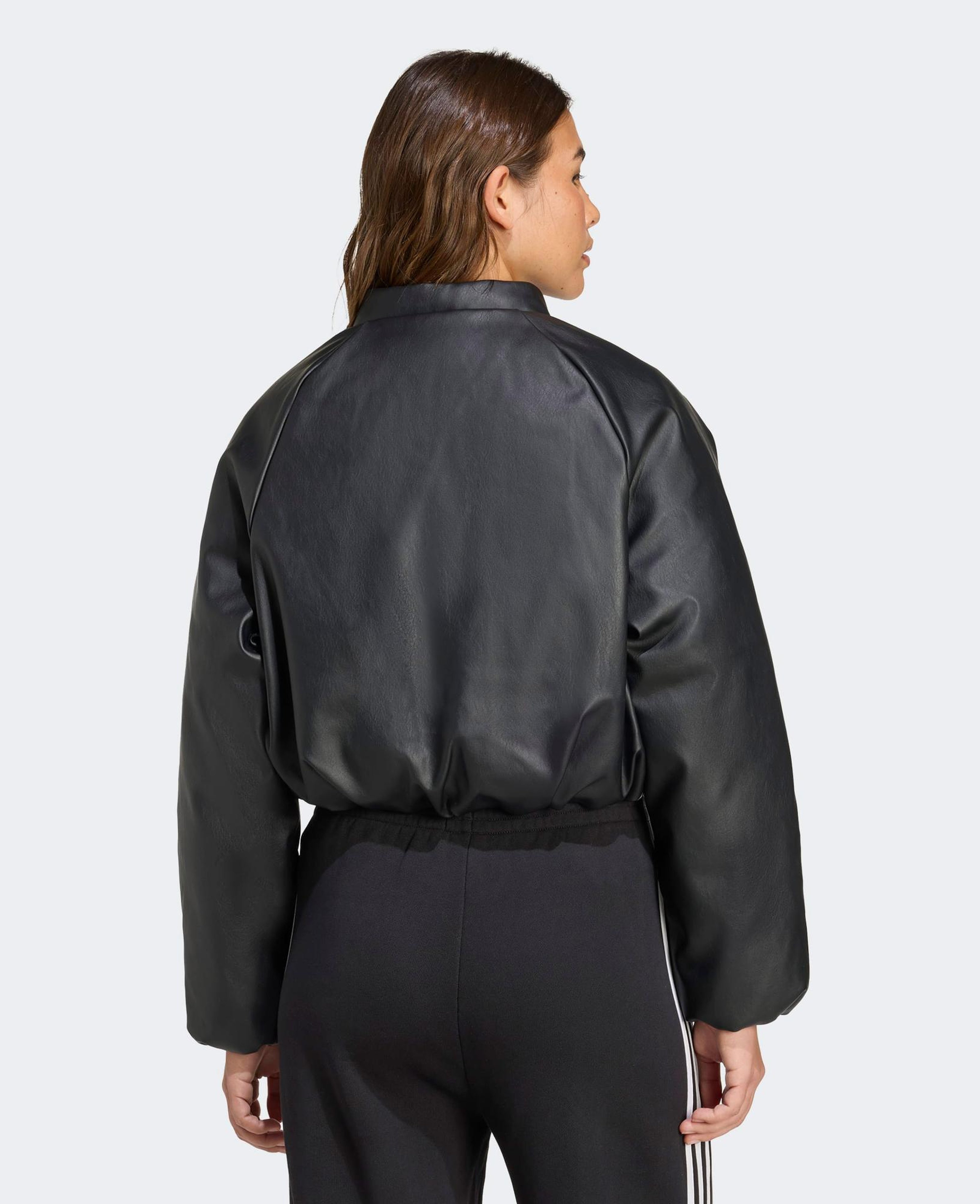 adidas Pleather Bomber Kadın Siyah Ceket