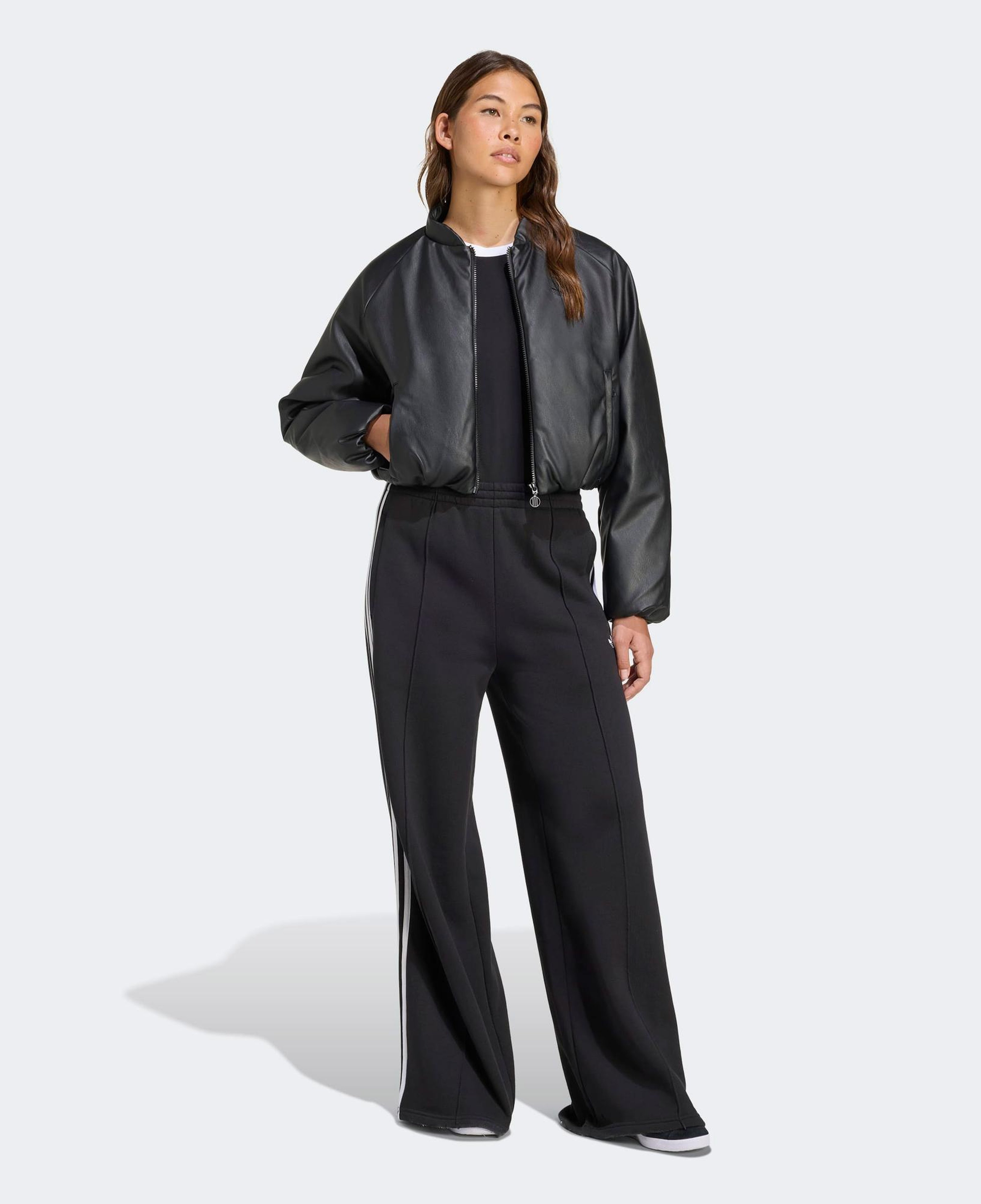 adidas Pleather Bomber Kadın Siyah Ceket