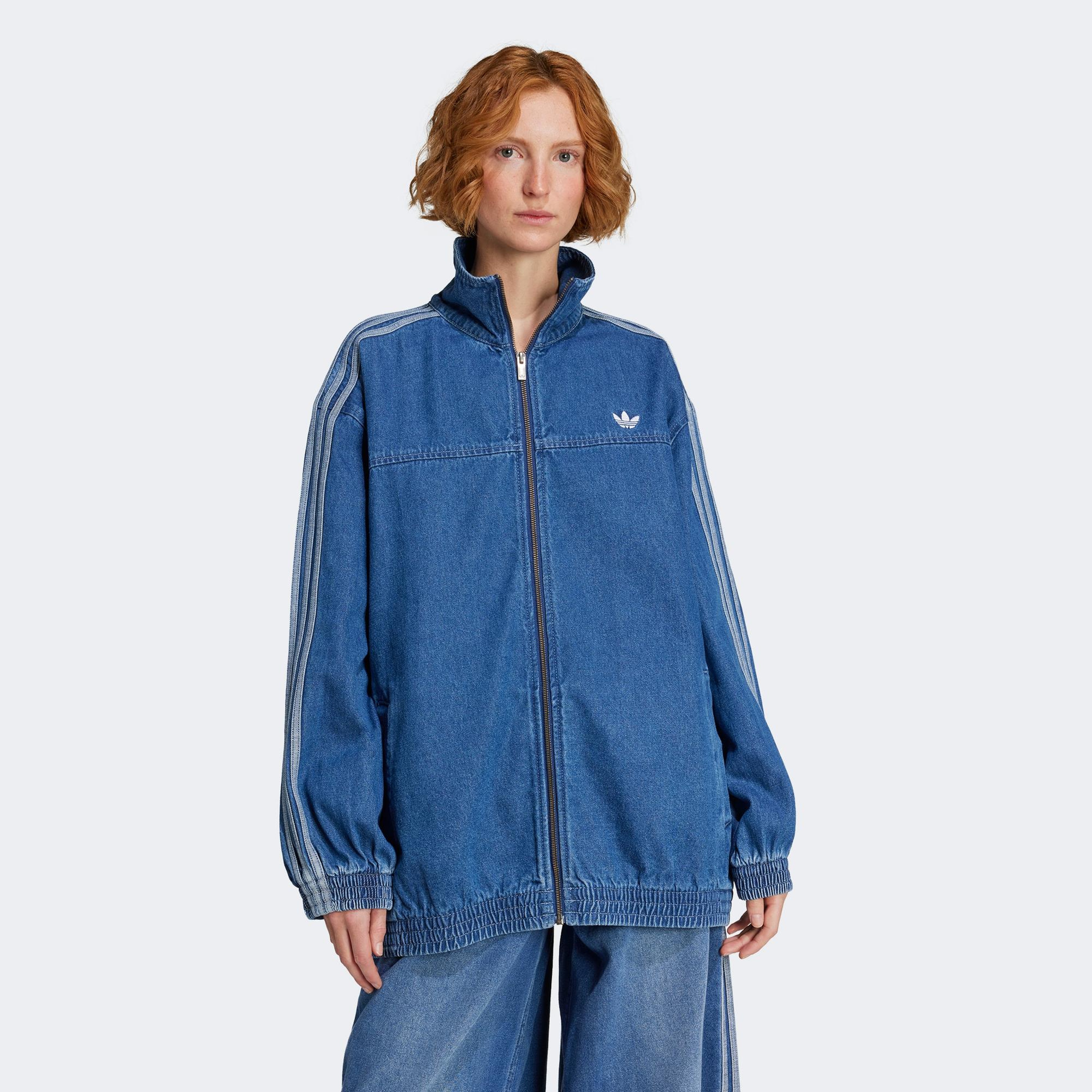 adidas Adicolor Adilenium Denim Kadın Eşofman Üstü