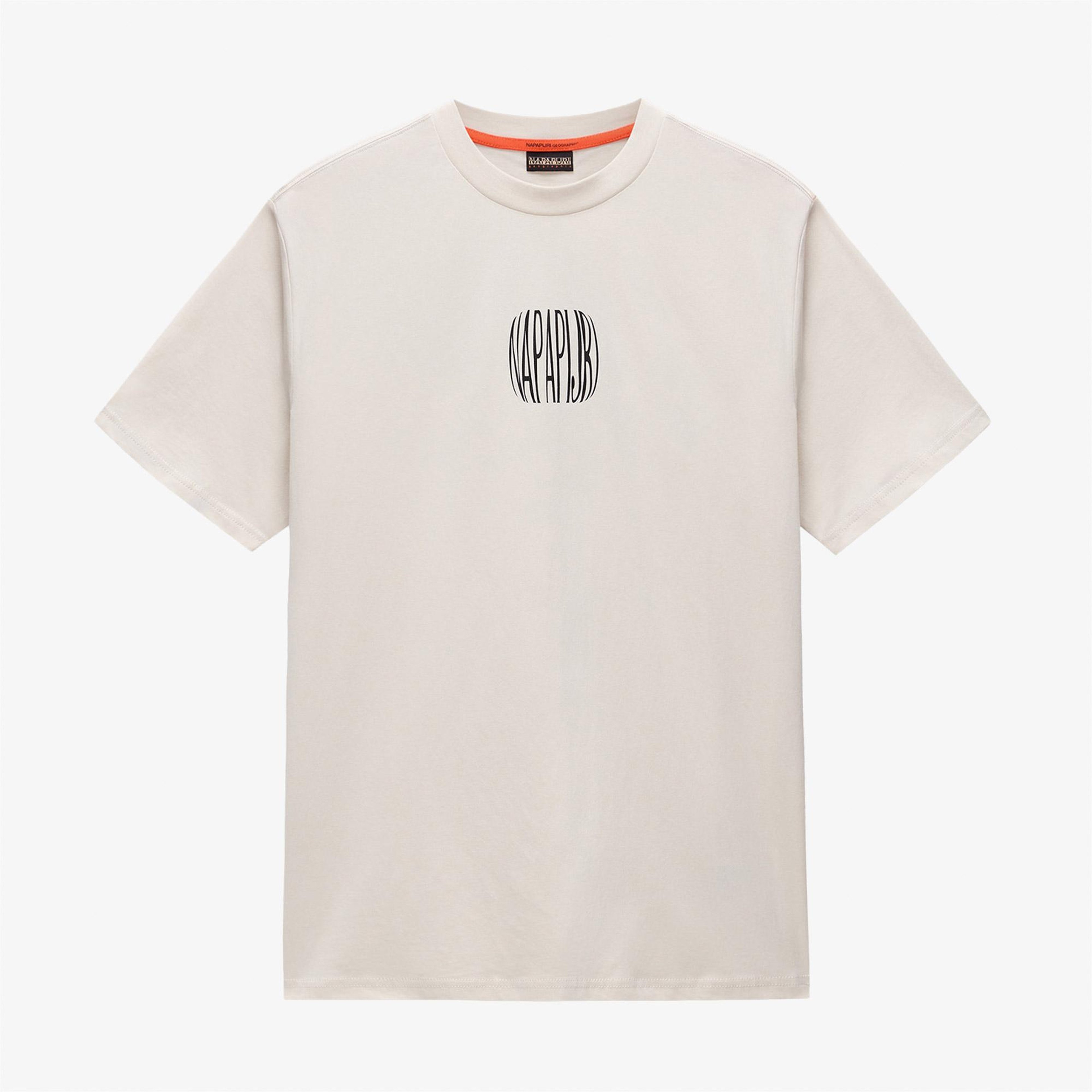 Napapijri Yukis Erkek Beyaz T-Shirt