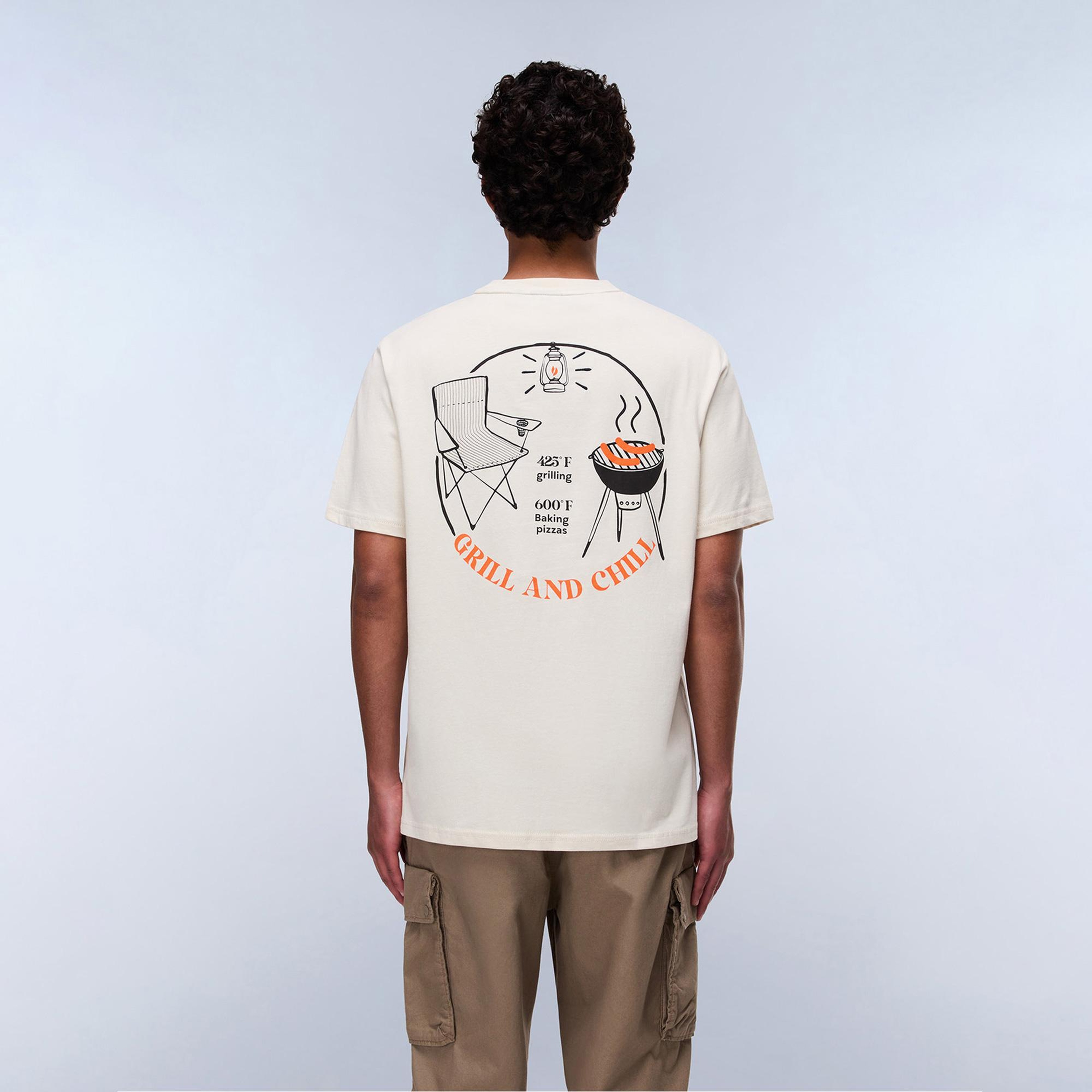 Napapijri Yukis Erkek Beyaz T-Shirt