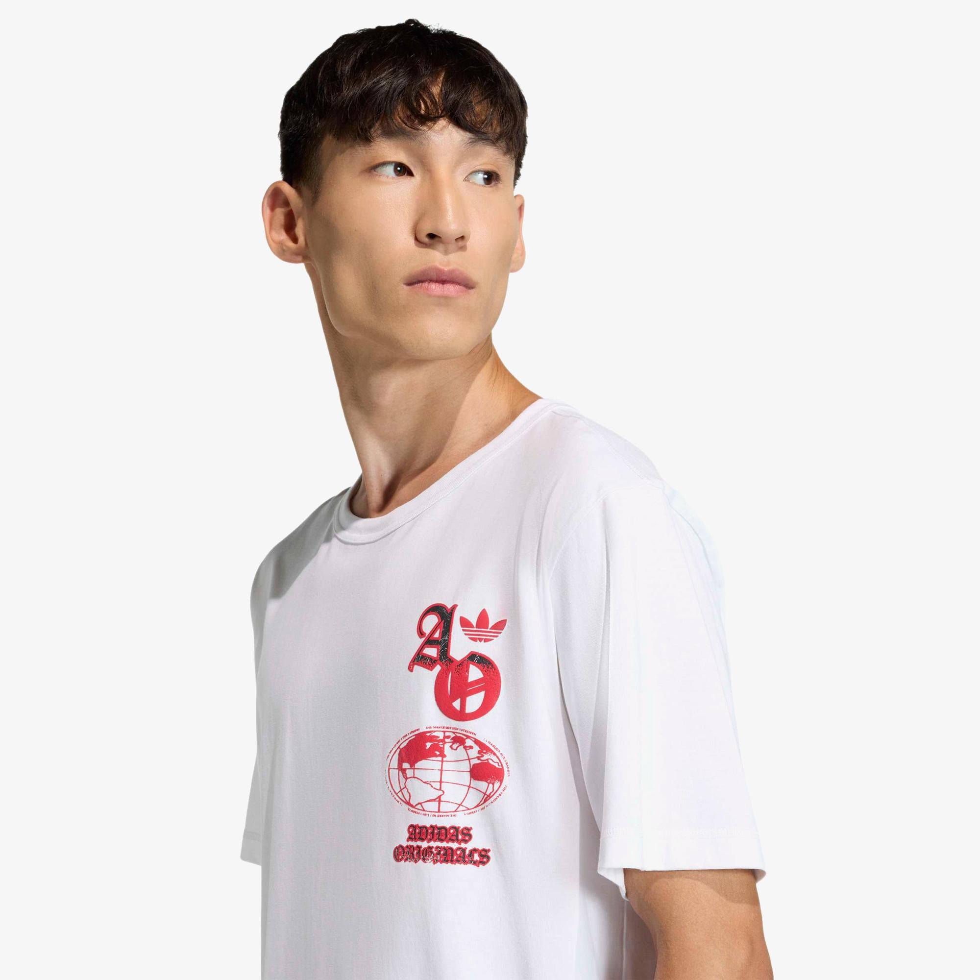 adidas Originals GFX Erkek Beyaz T-Shirt