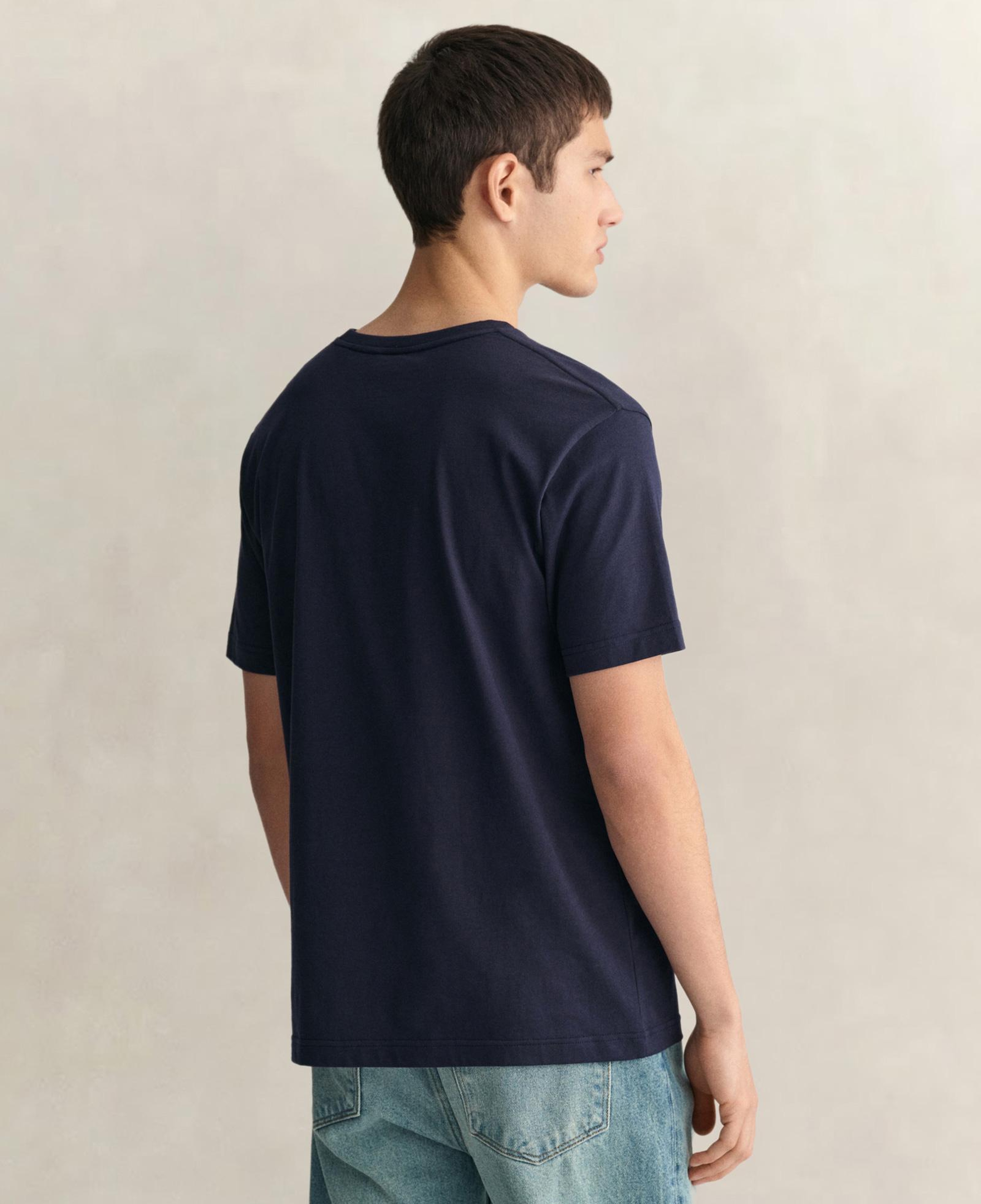 GANT Erkek Lacivert Regular Fit T-Shirt