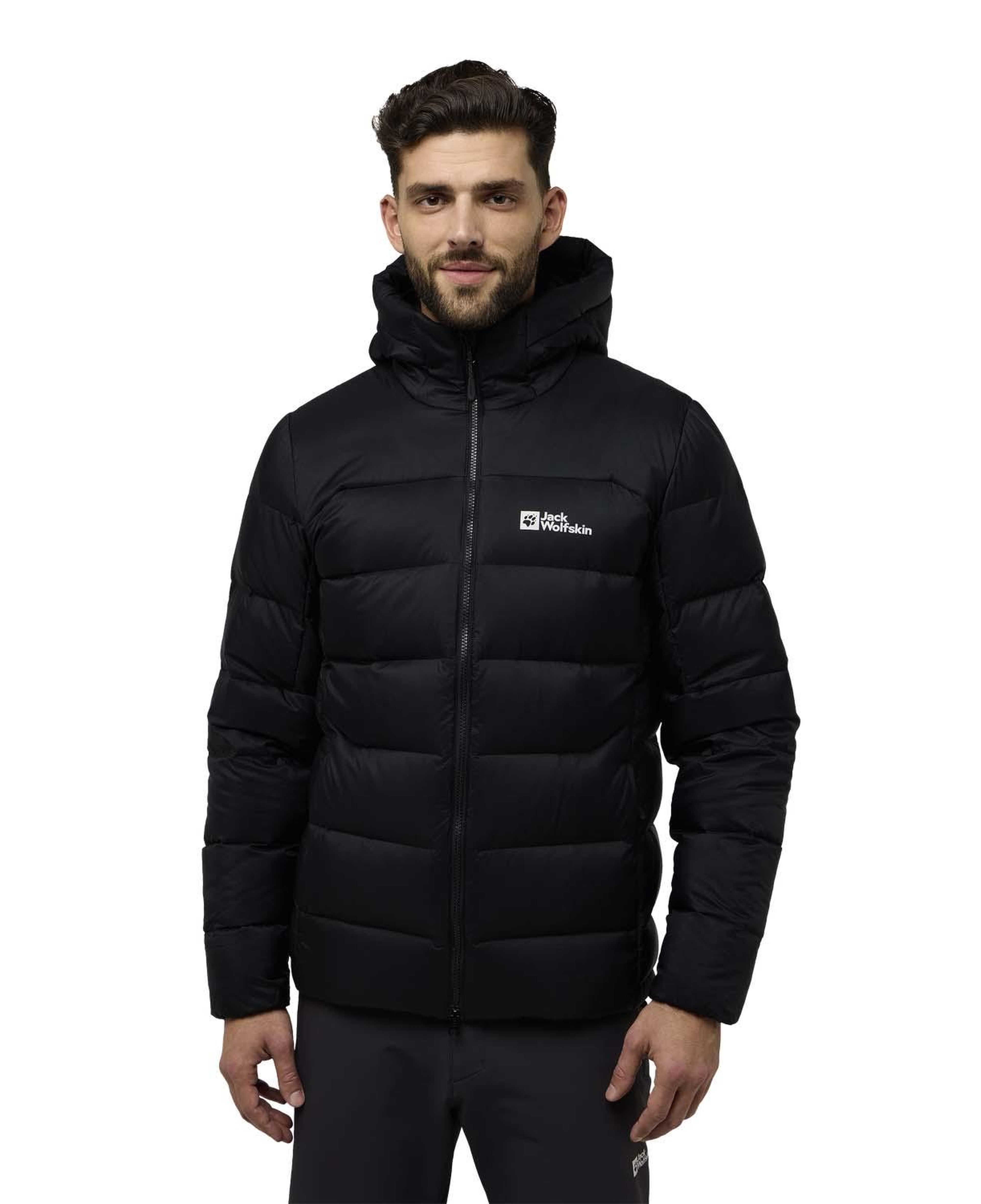 Jack Wolfskin Nebelhorn Do Hoody Rds Erkek Siyah Outdoor Ceketi