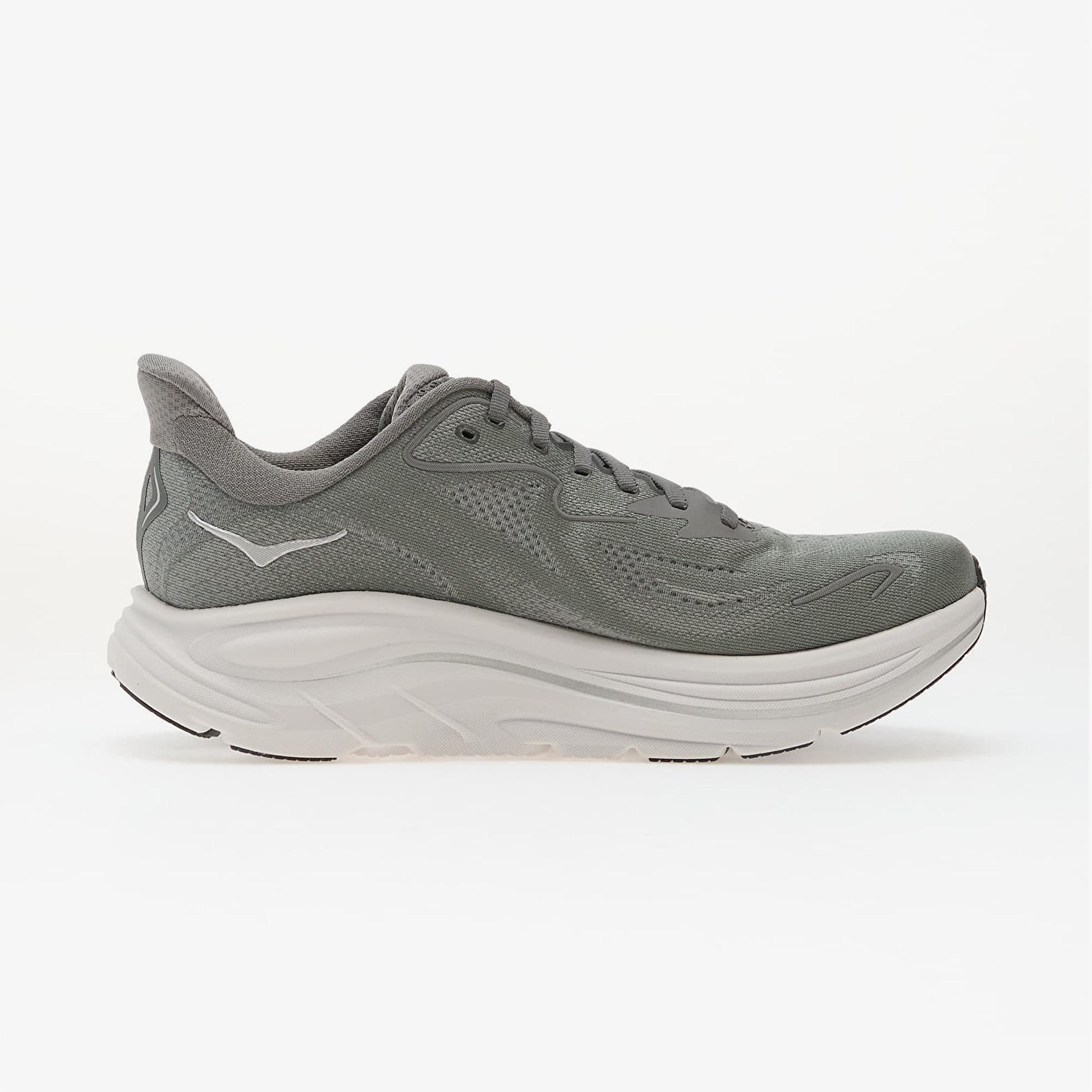 Hoka Clifton 10 Erkek Gri Yol Koşusu Ayakkabısı