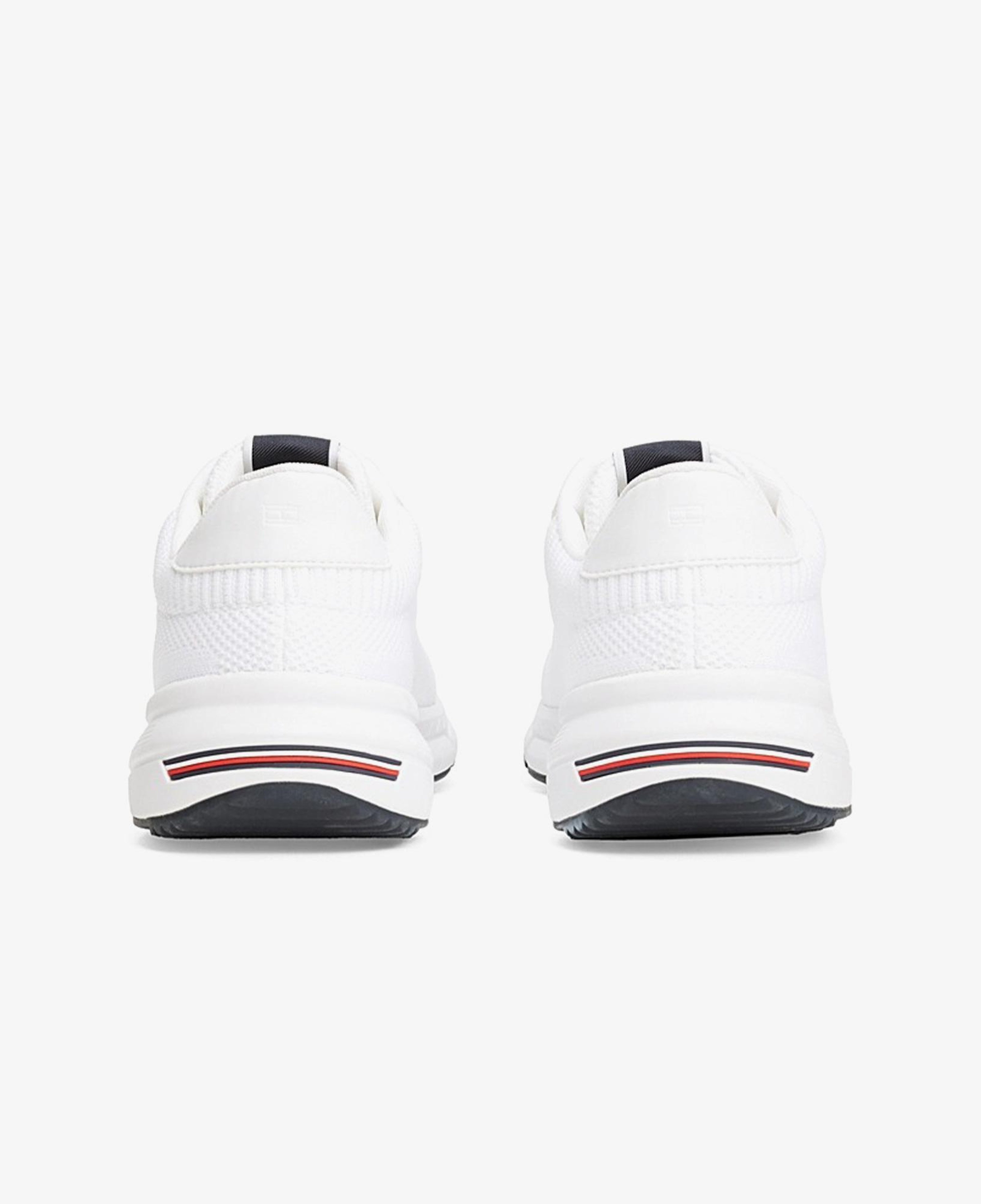 Tommy Hilfiger Lightweight Rwb Knit Erkek Beyaz Spor Ayakkabı