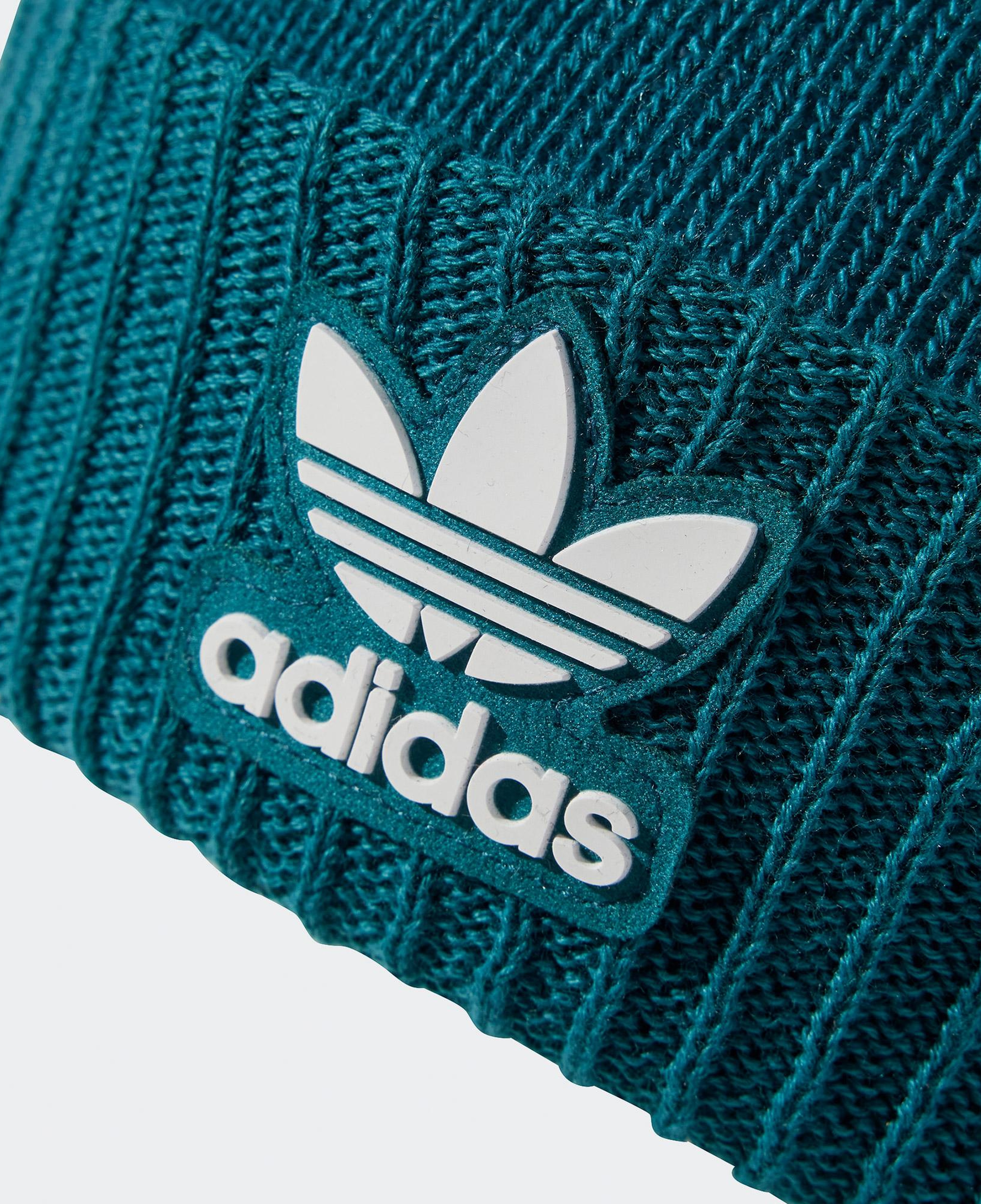 adidas Adicolor Cuff Knit Unisex Turkuaz Bere