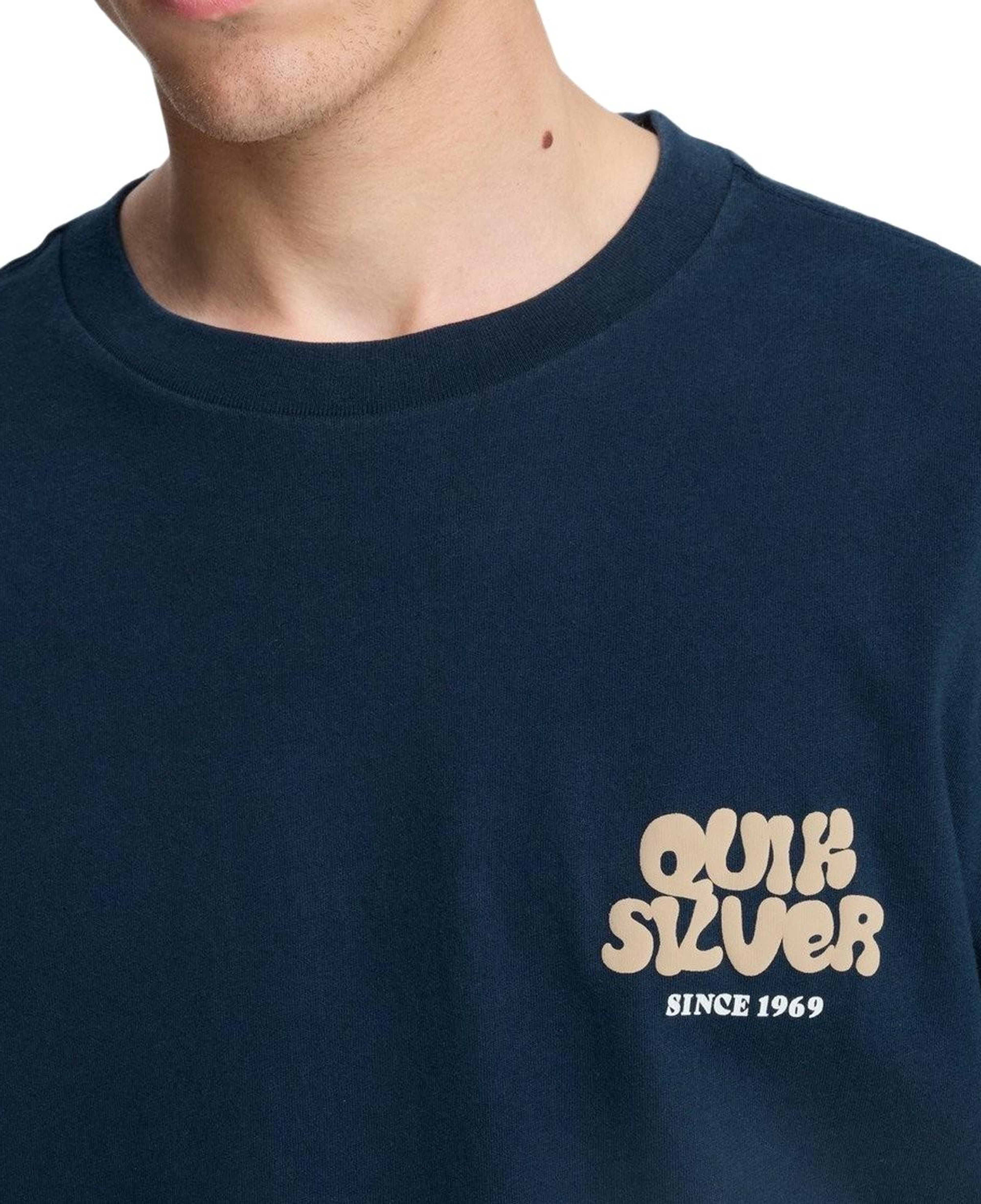 Quiksilver Fruits Tide Erkek Mavi Tişört