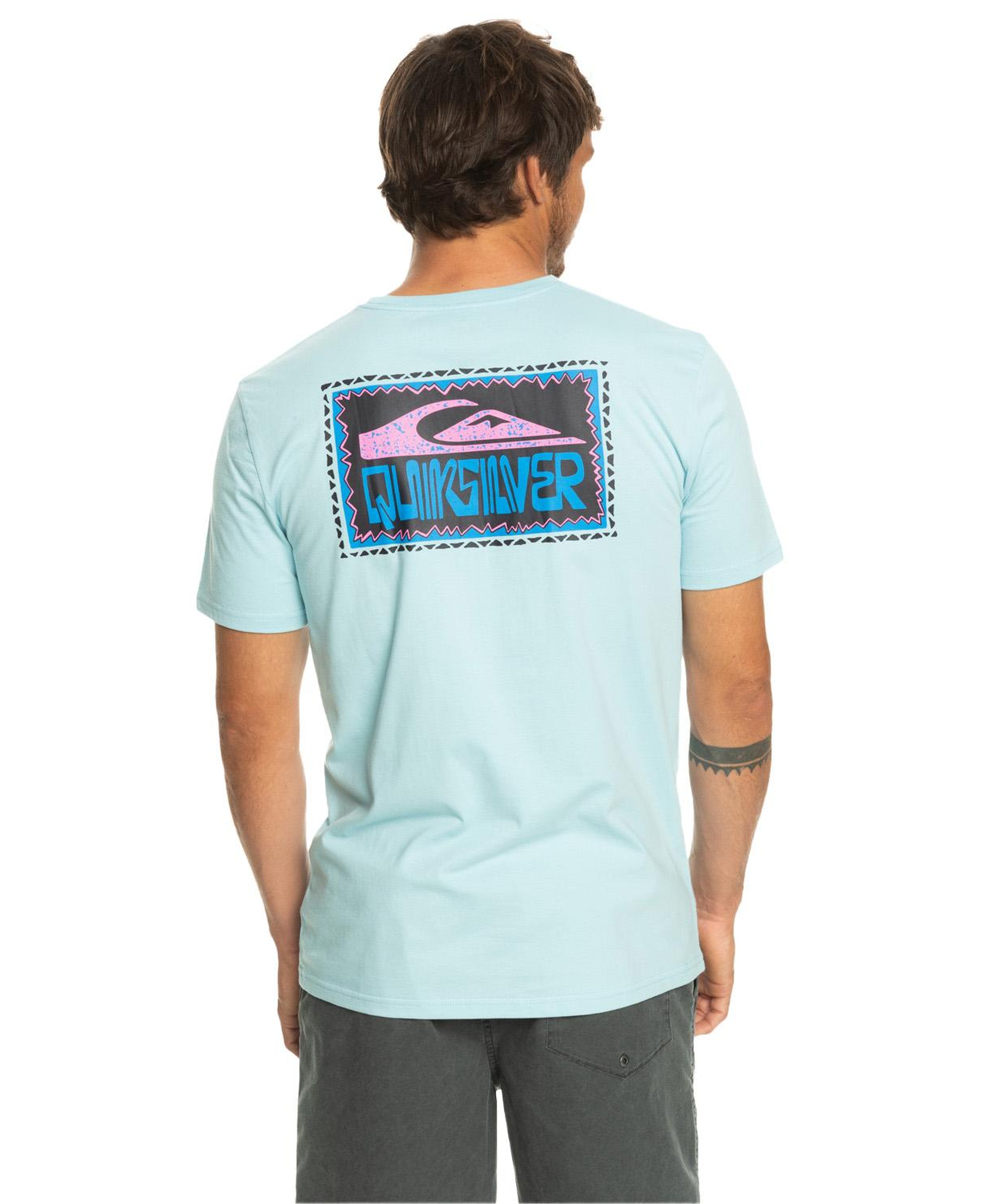 Quiksilver Warpedframes Erkek Mavi Tişört