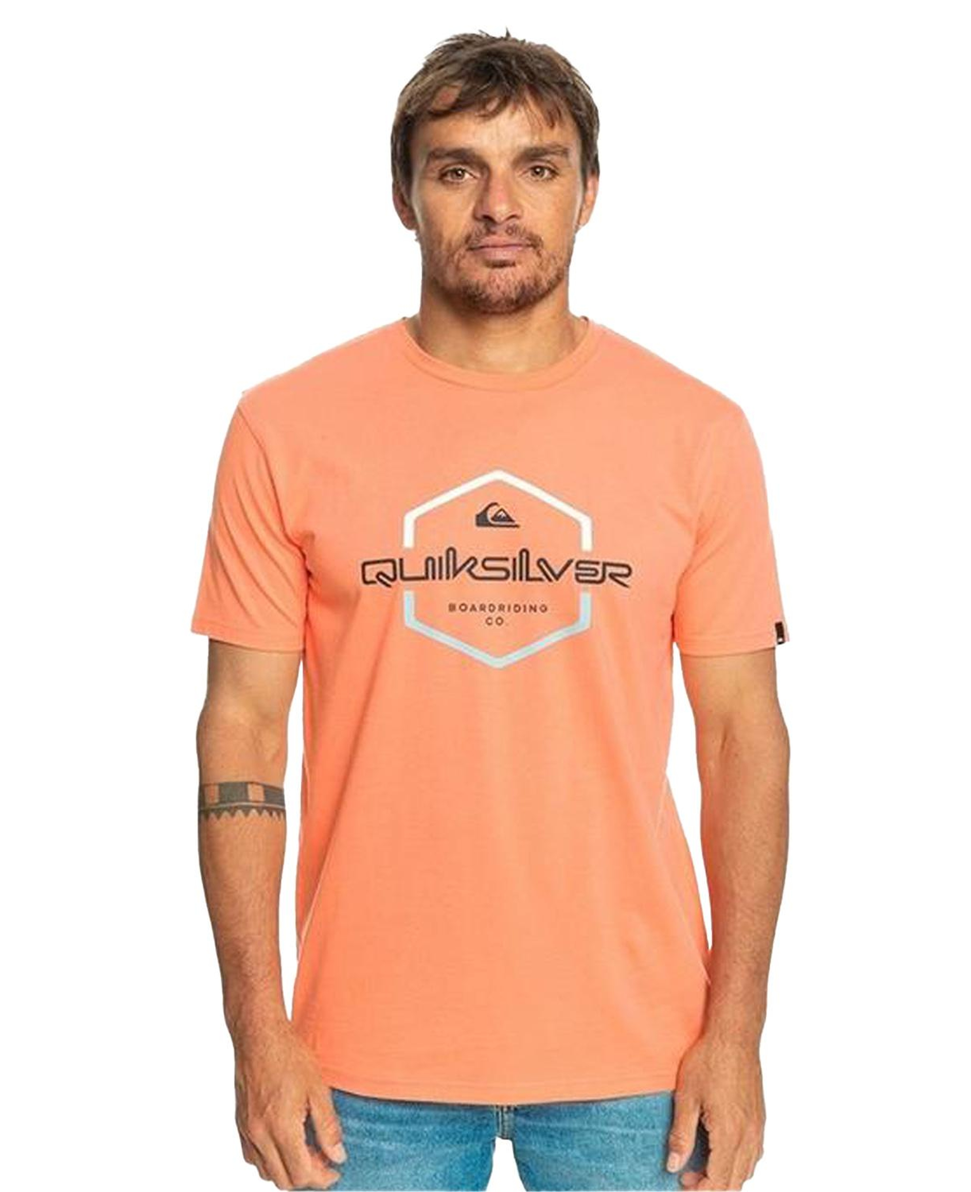 Quiksilver Passthepride Erkek Turuncu Tişört