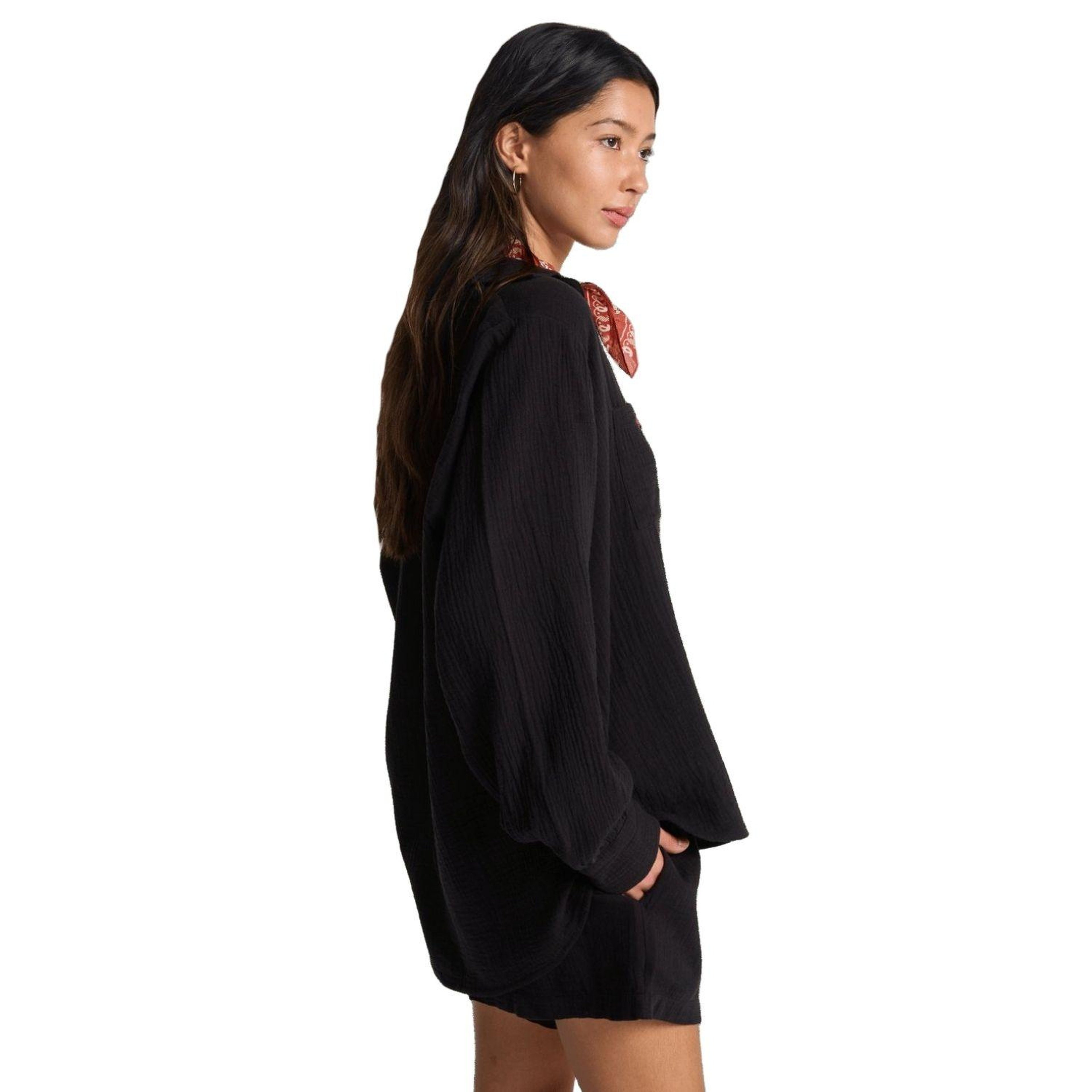 Billabong Swell Blouse Kadın Siyah Gömlek