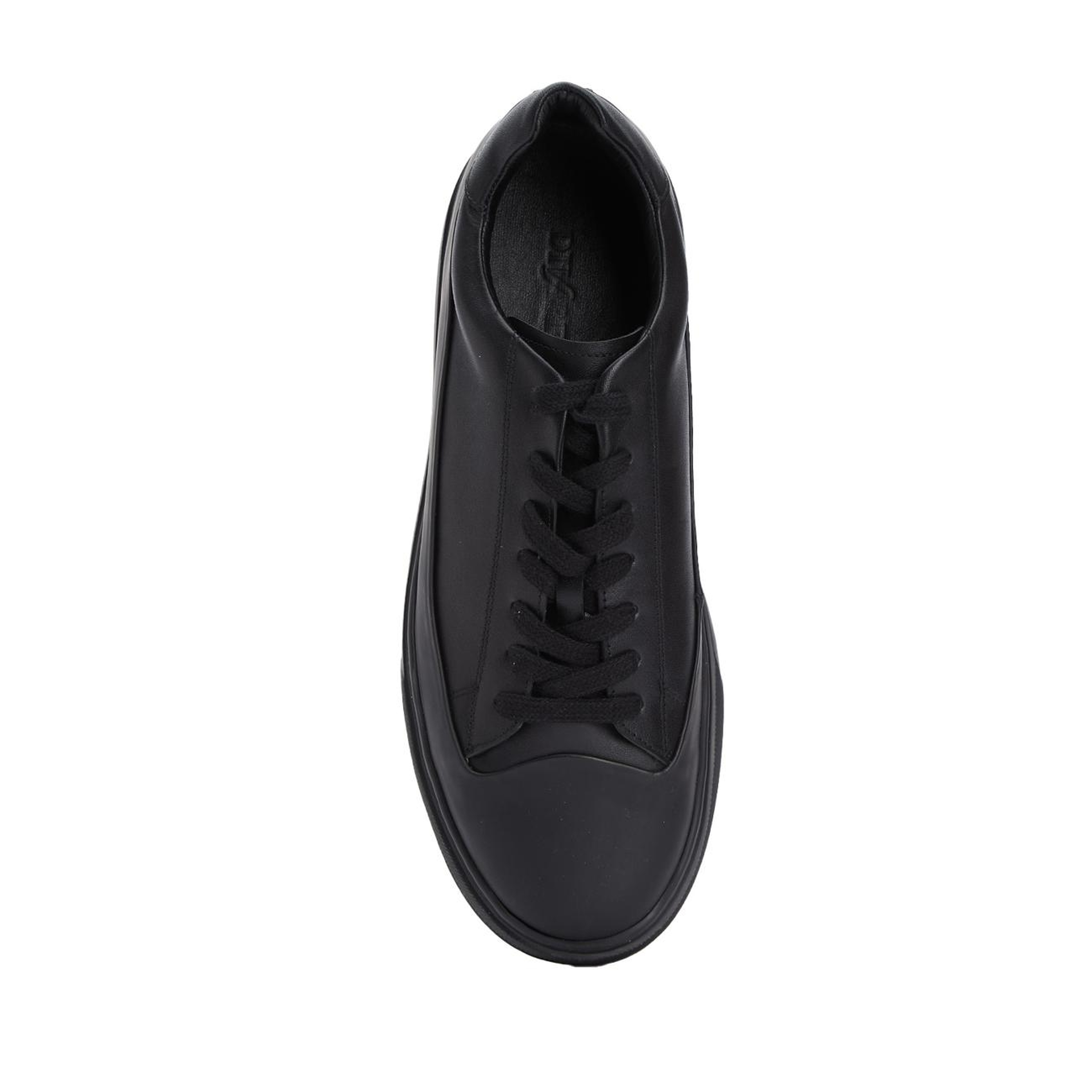 Divarese Erkek Siyah Deri Sneaker