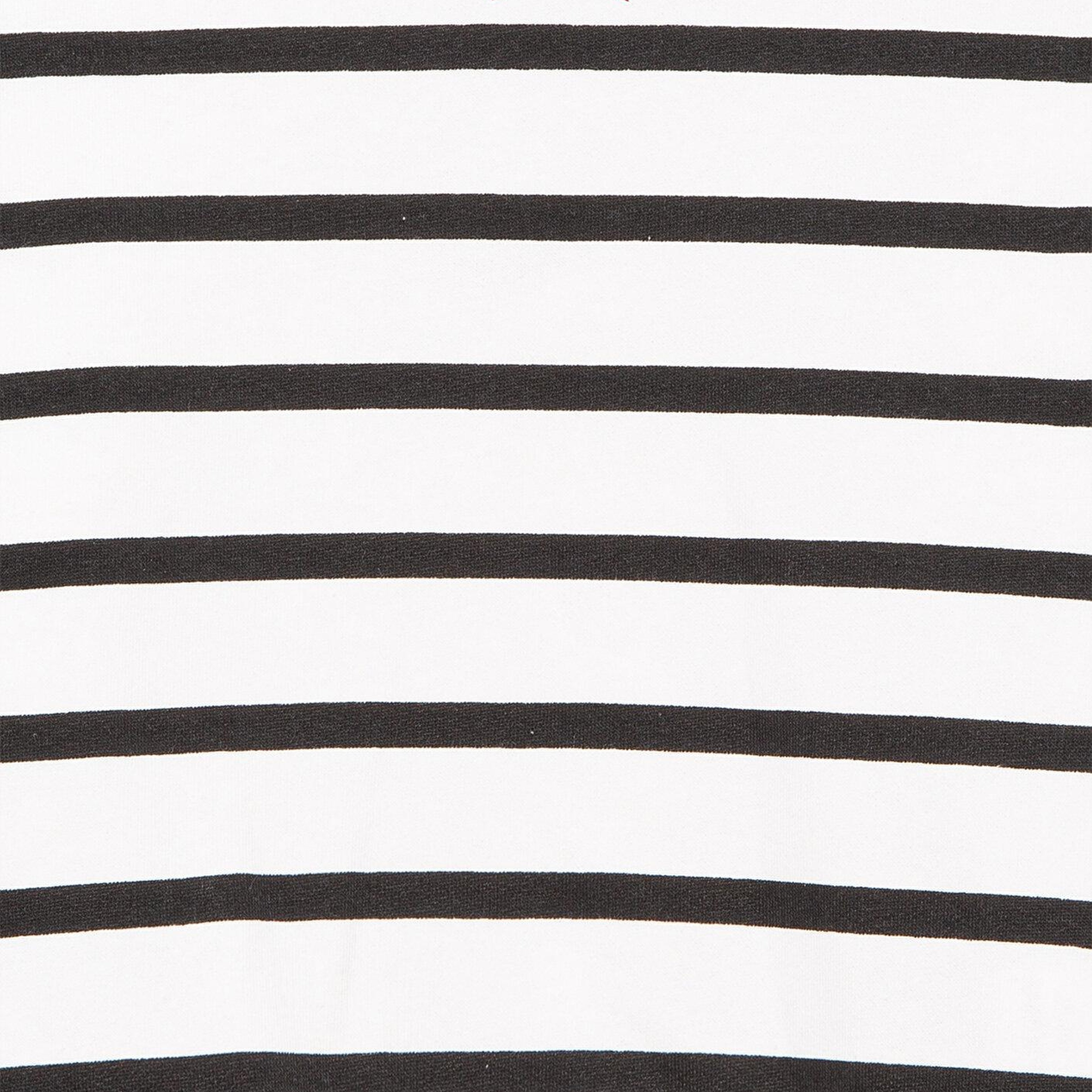 Mavi Mavi Logo Baskılı Siyah Çizgili Sweatshirt 7S10038-900