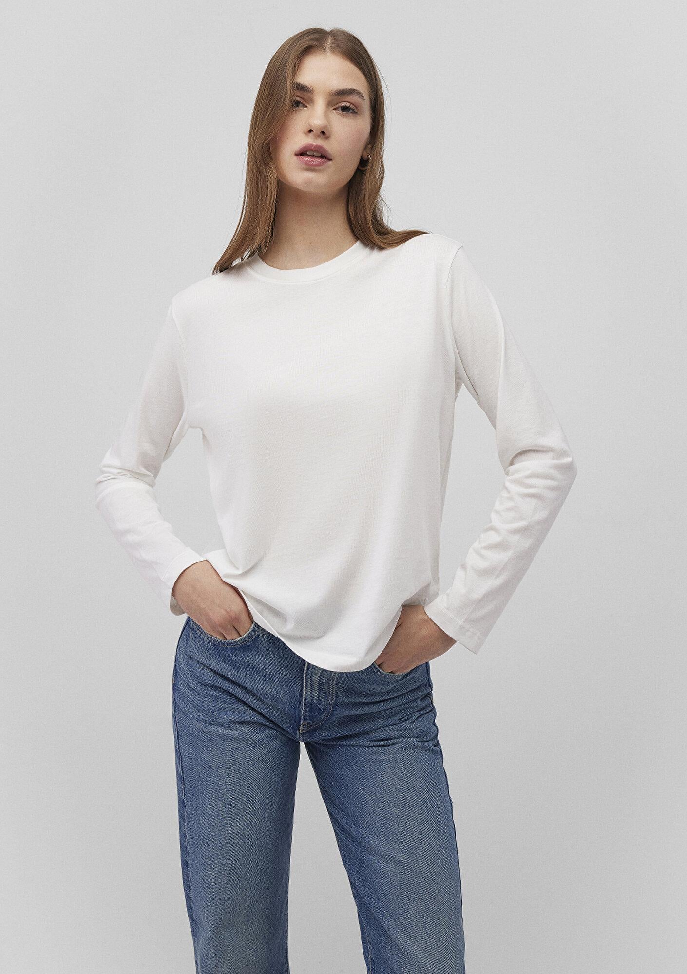 Mavi 2li Uzun Kollu Siyah Basic Tişört Loose Fit / Bol Rahat Kesim 1613039-900