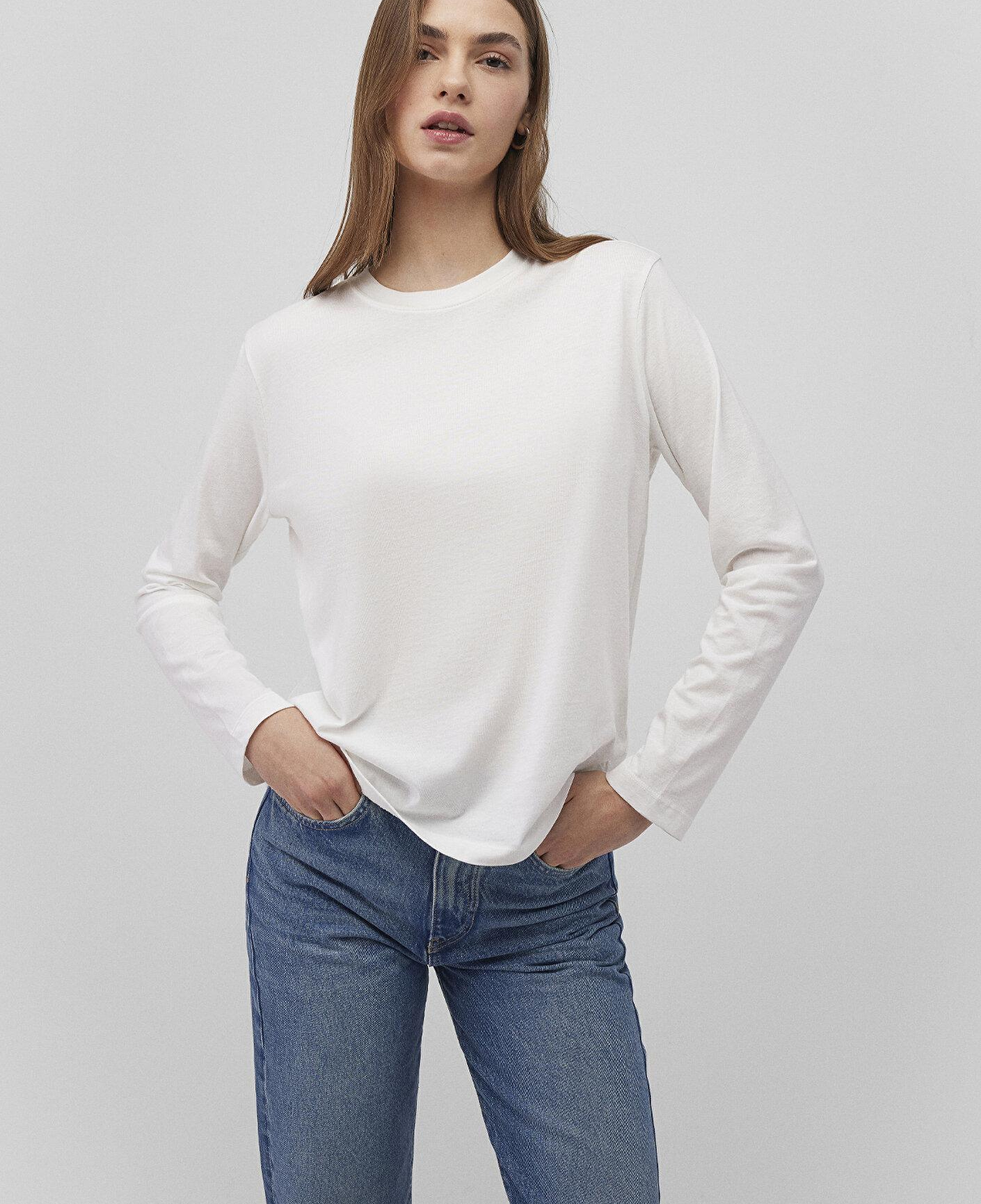 Mavi 2li Uzun Kollu Siyah Basic Tişört Loose Fit / Bol Rahat Kesim 1613039-900