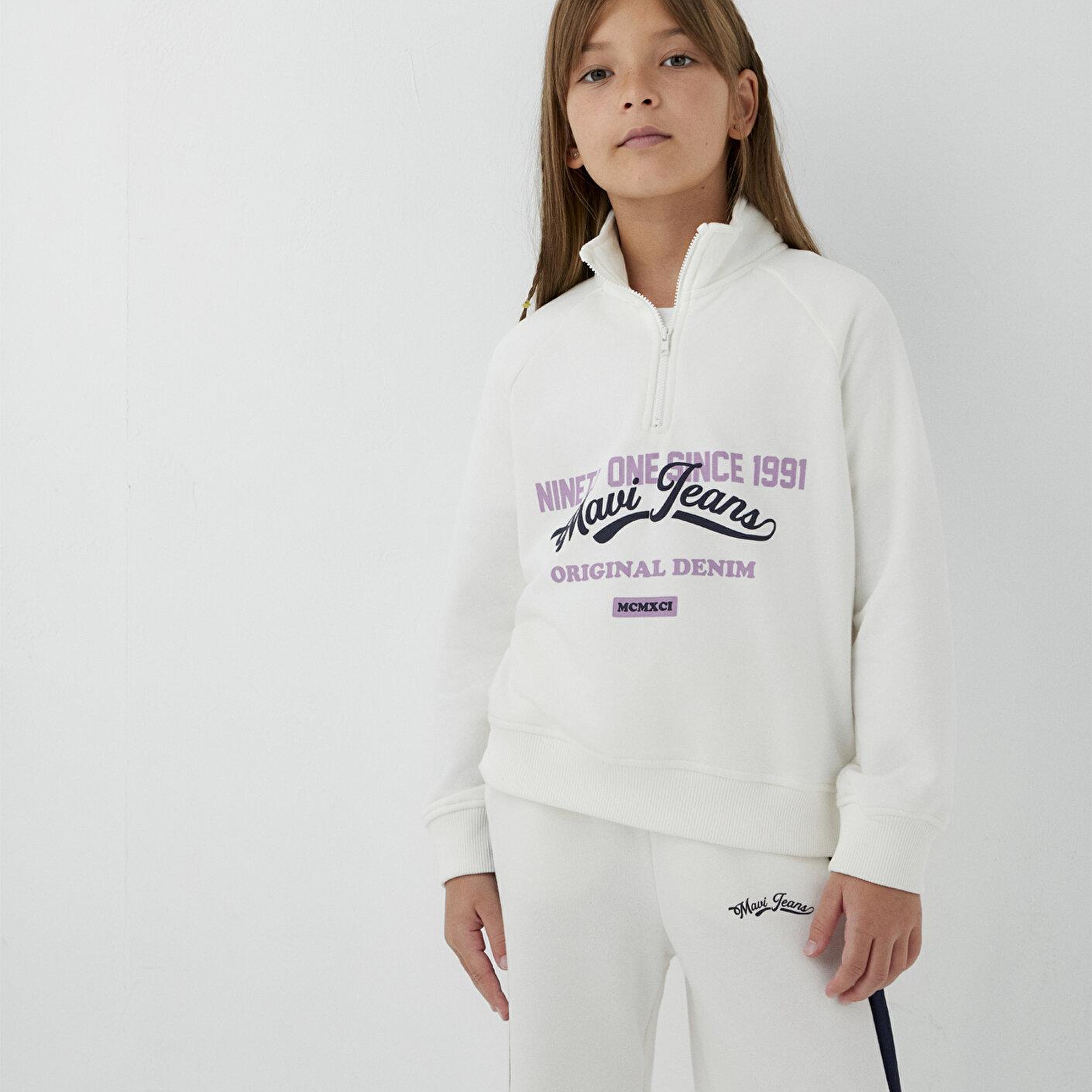 Mavi Ekru Sweatshirt 7S10191-70057