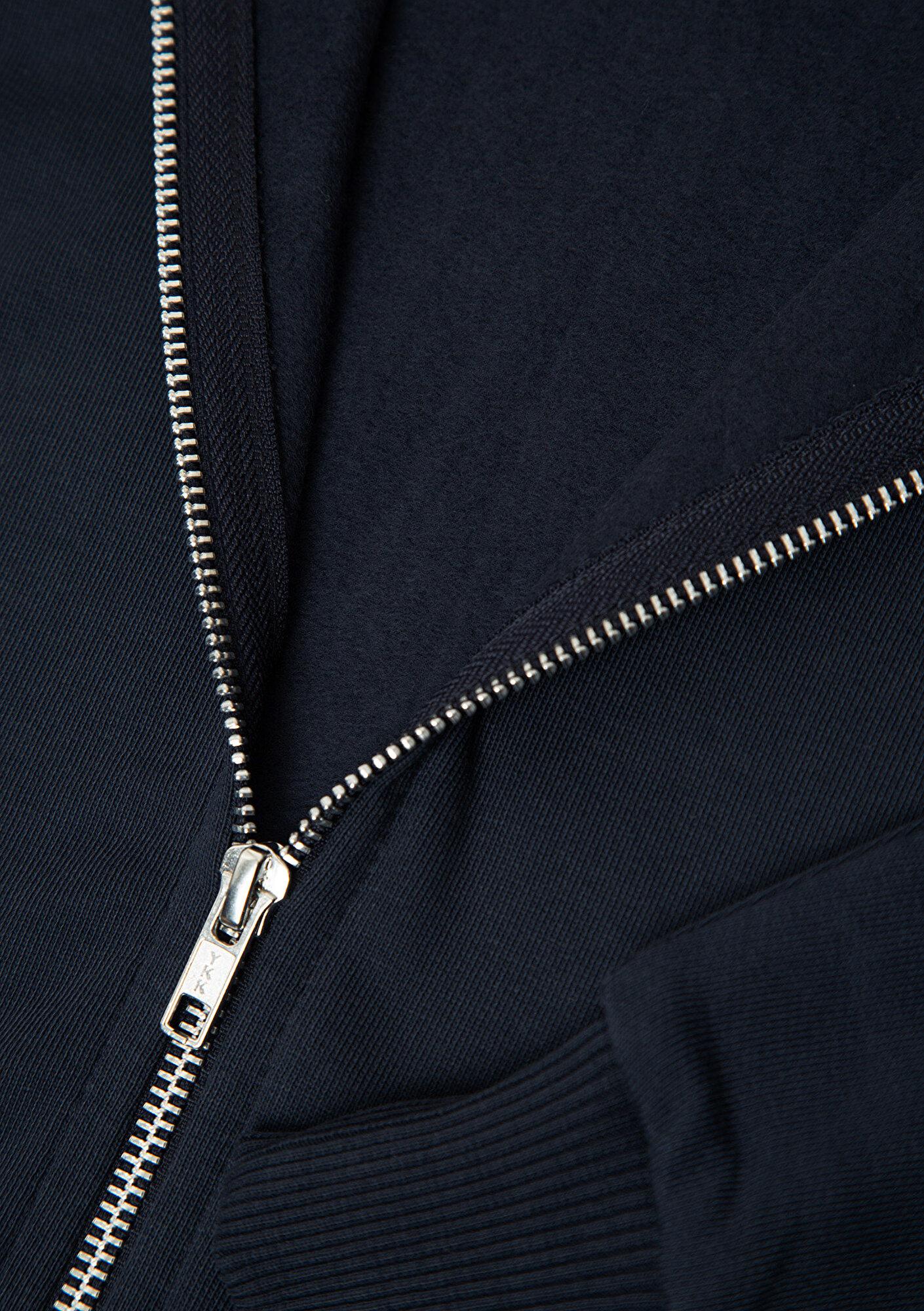 Mavi Kapüşonlu Lacivert Sweatshirt 1S10178-70490