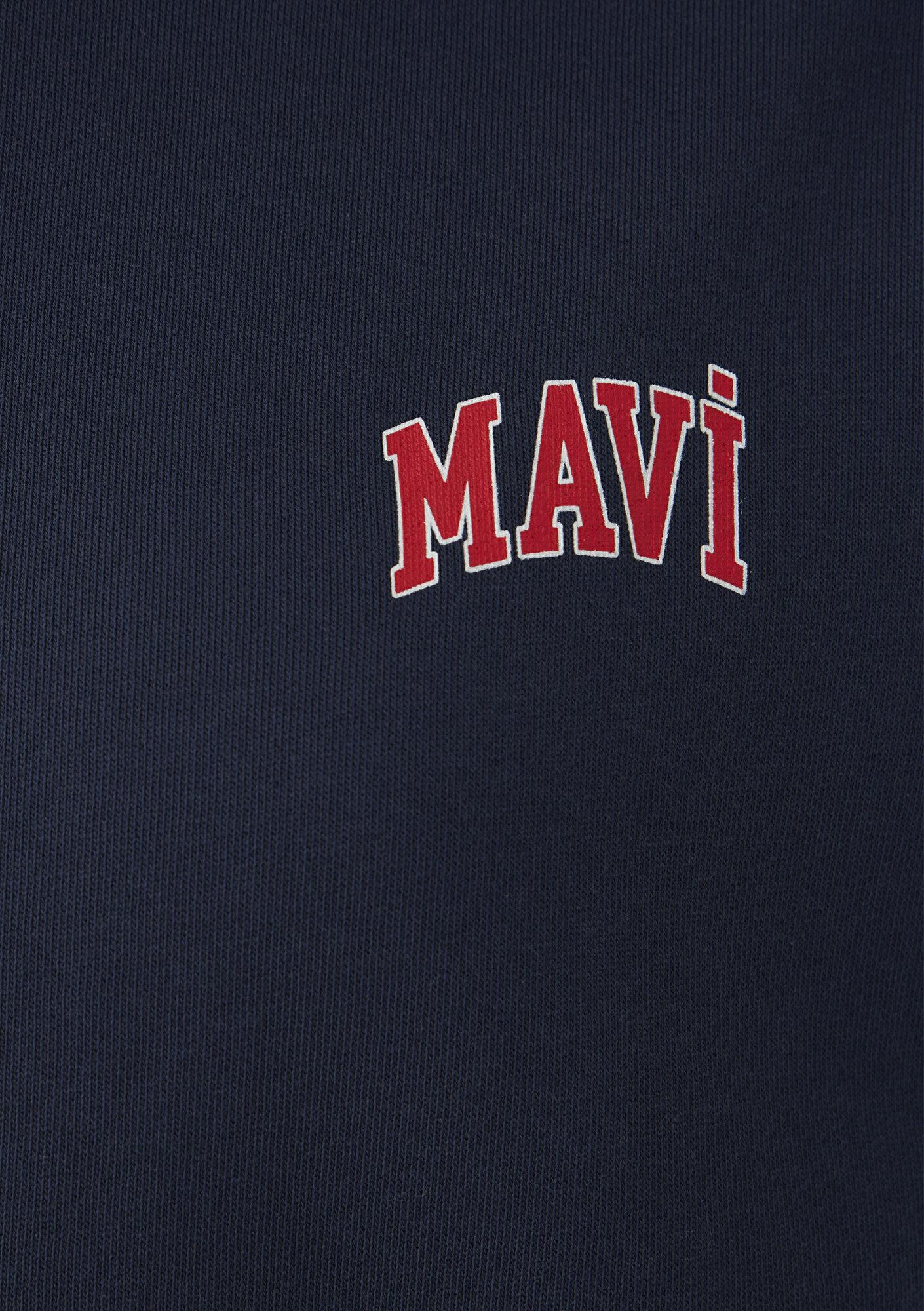 Mavi Kapüşonlu Lacivert Sweatshirt 1S10178-70490