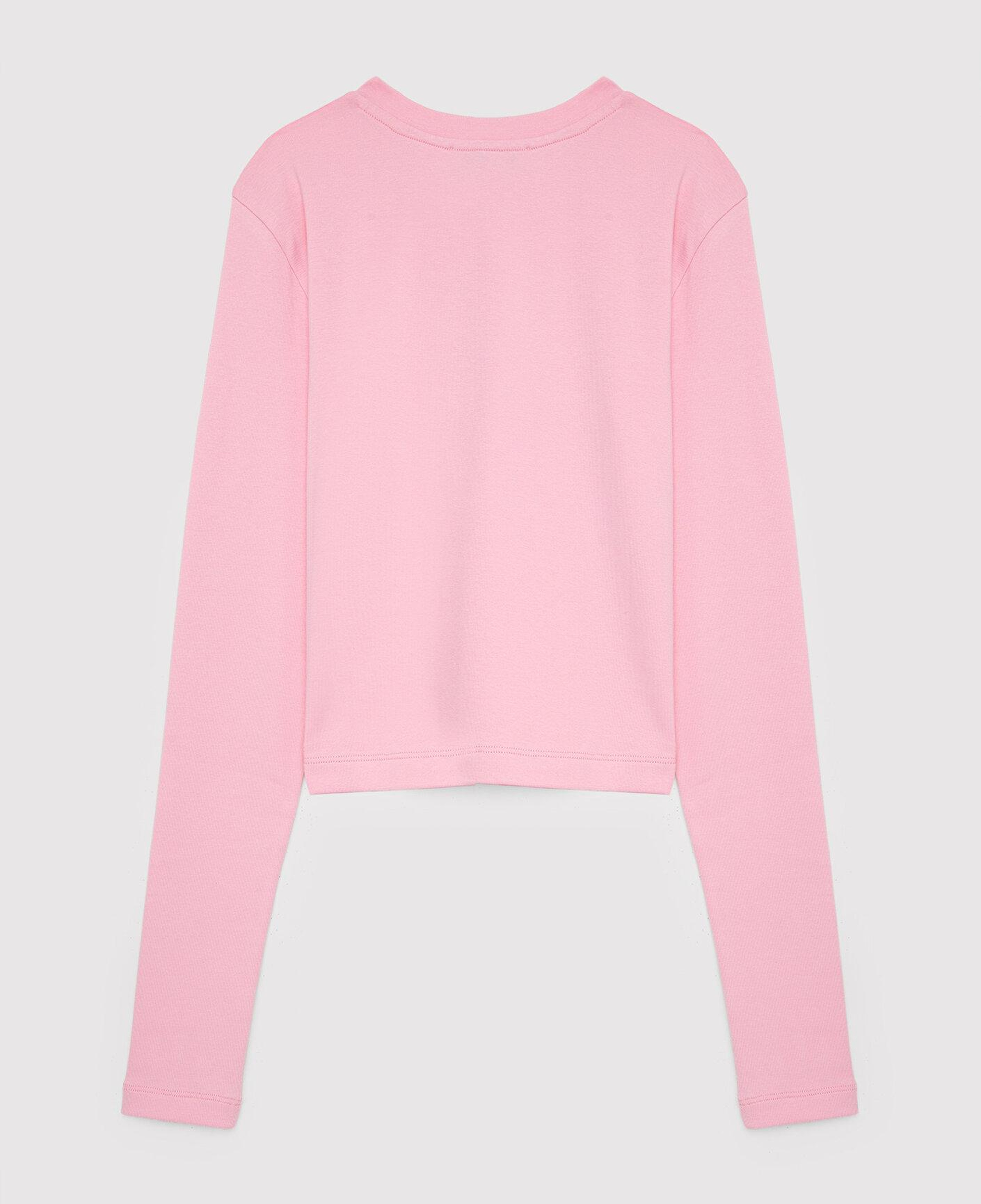 Mavi 2li Uzun Kollu Crop Basic Tişört Fitted / Vücuda Oturan Kesim 1613021-71014