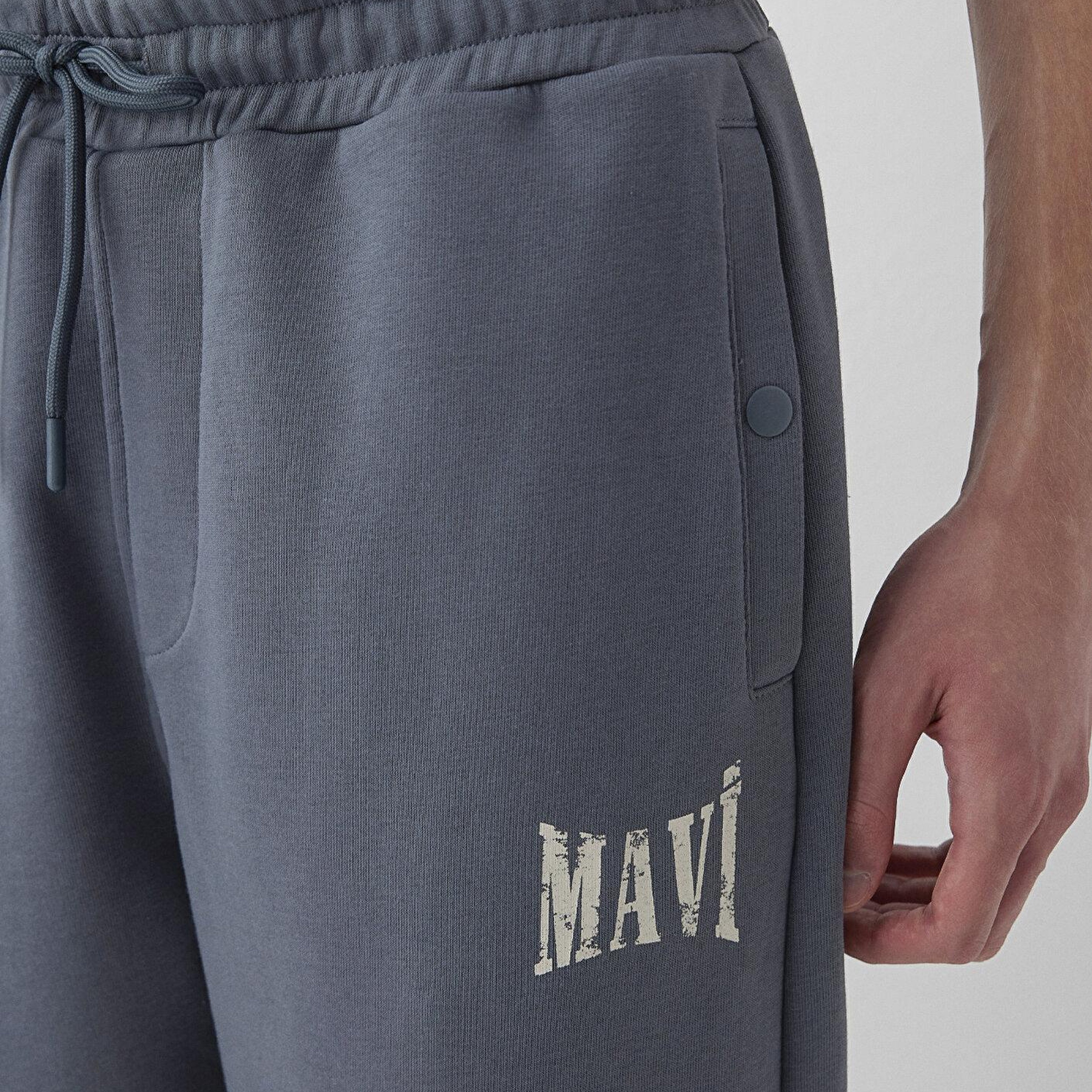 Mavi Mavi Logo Baskılı Mavi Eşofman Altı 0010618-80776