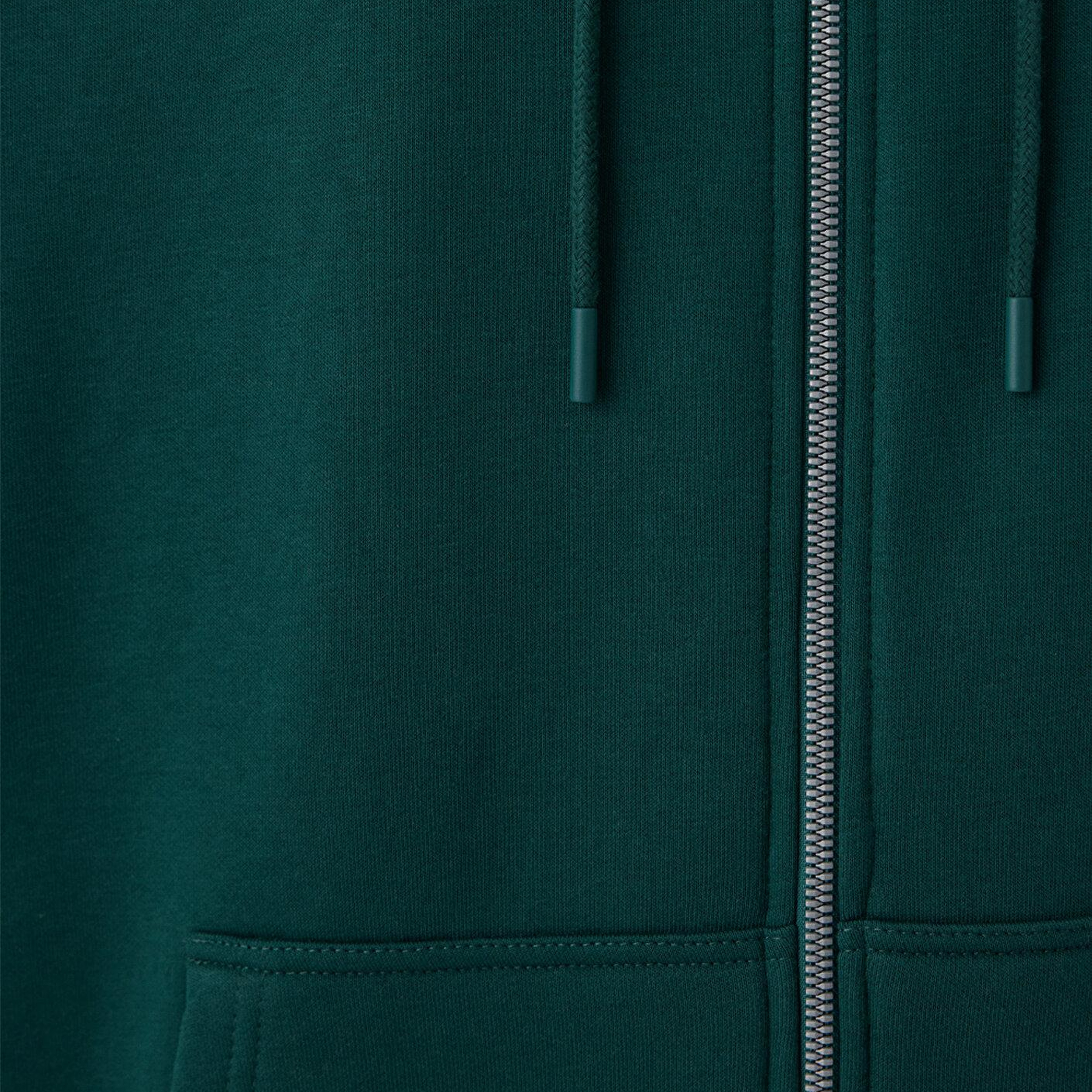 Mavi Kapüşonlu Fermuarlı Yeşil Sweatshirt 1610221-85173