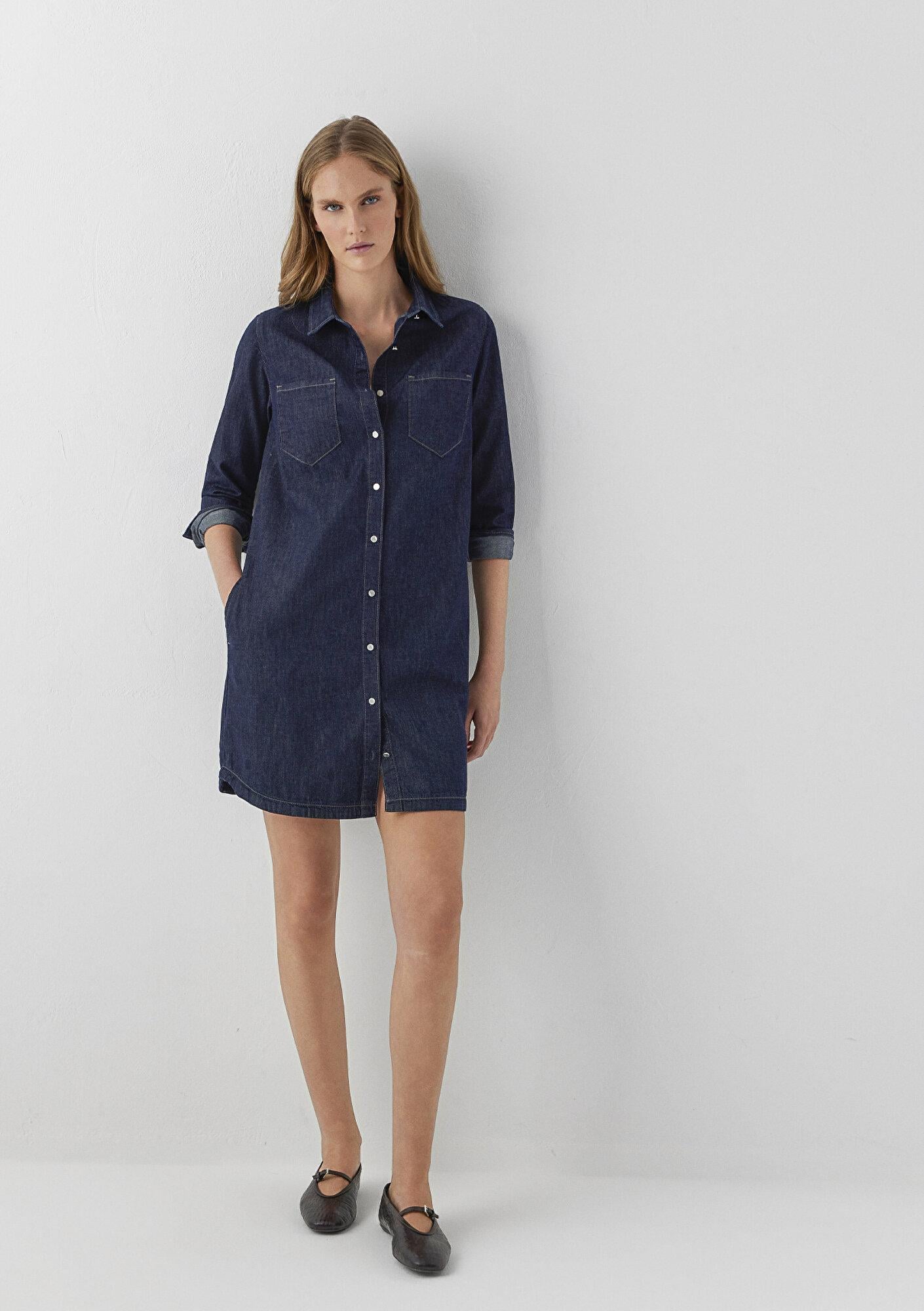 Mavi Liz Everday Rinse Jean Elbise 130656-A6214