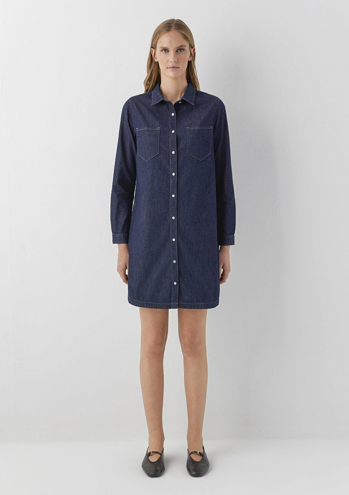 Mavi Liz Everday Rinse Jean Elbise 130656-A6214
