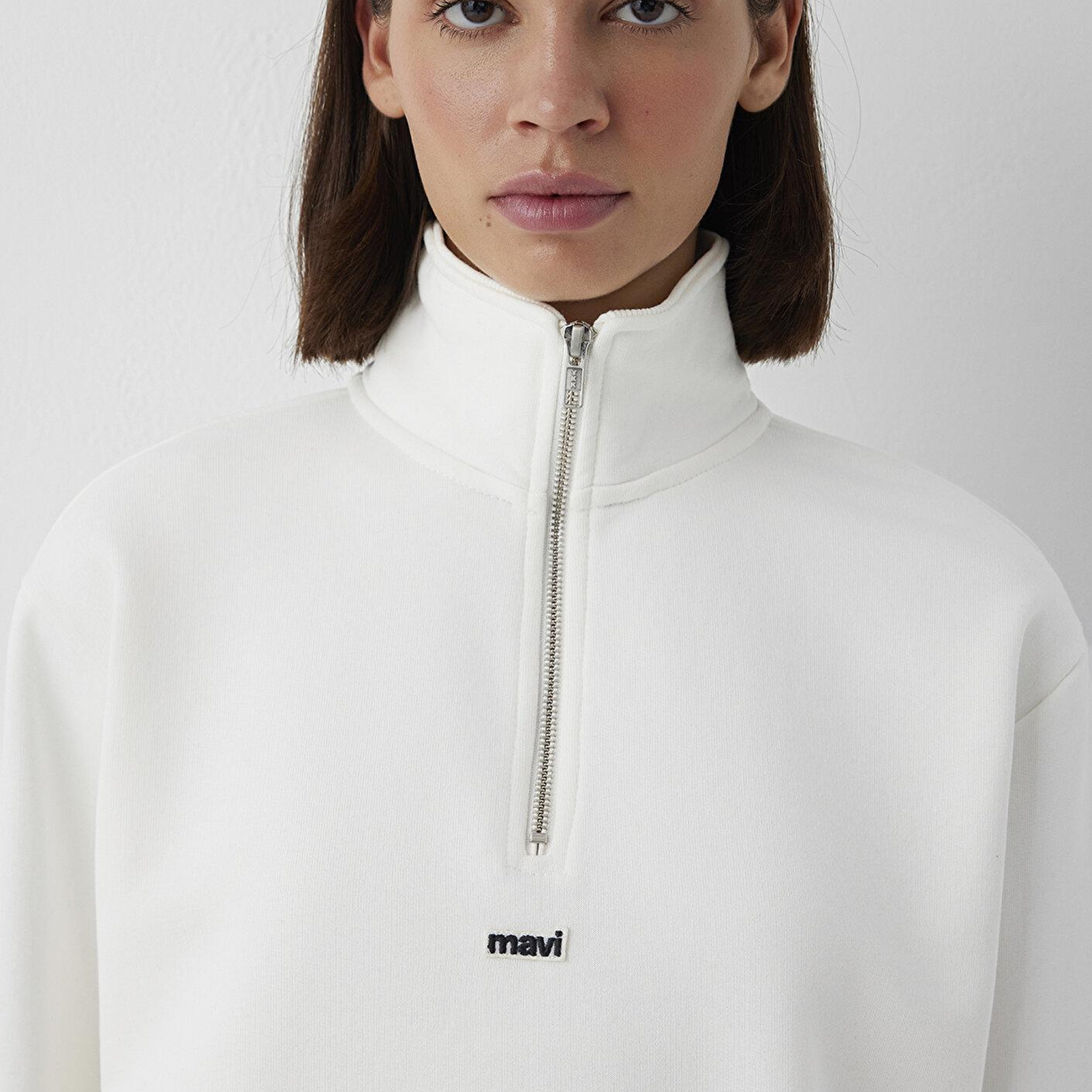 Mavi Ekru Sweatshirt 1S10553-70057