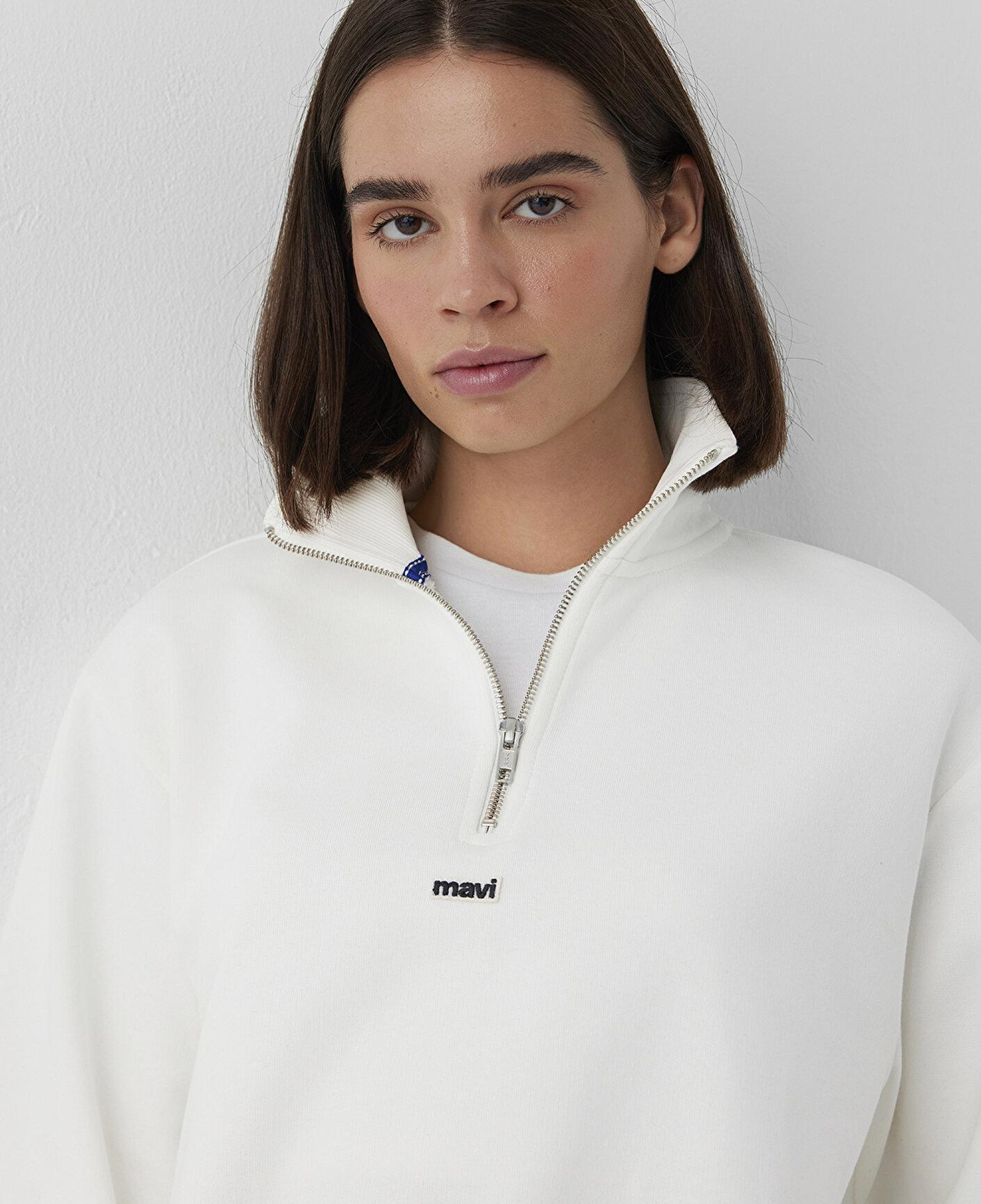 Mavi Ekru Sweatshirt 1S10553-70057