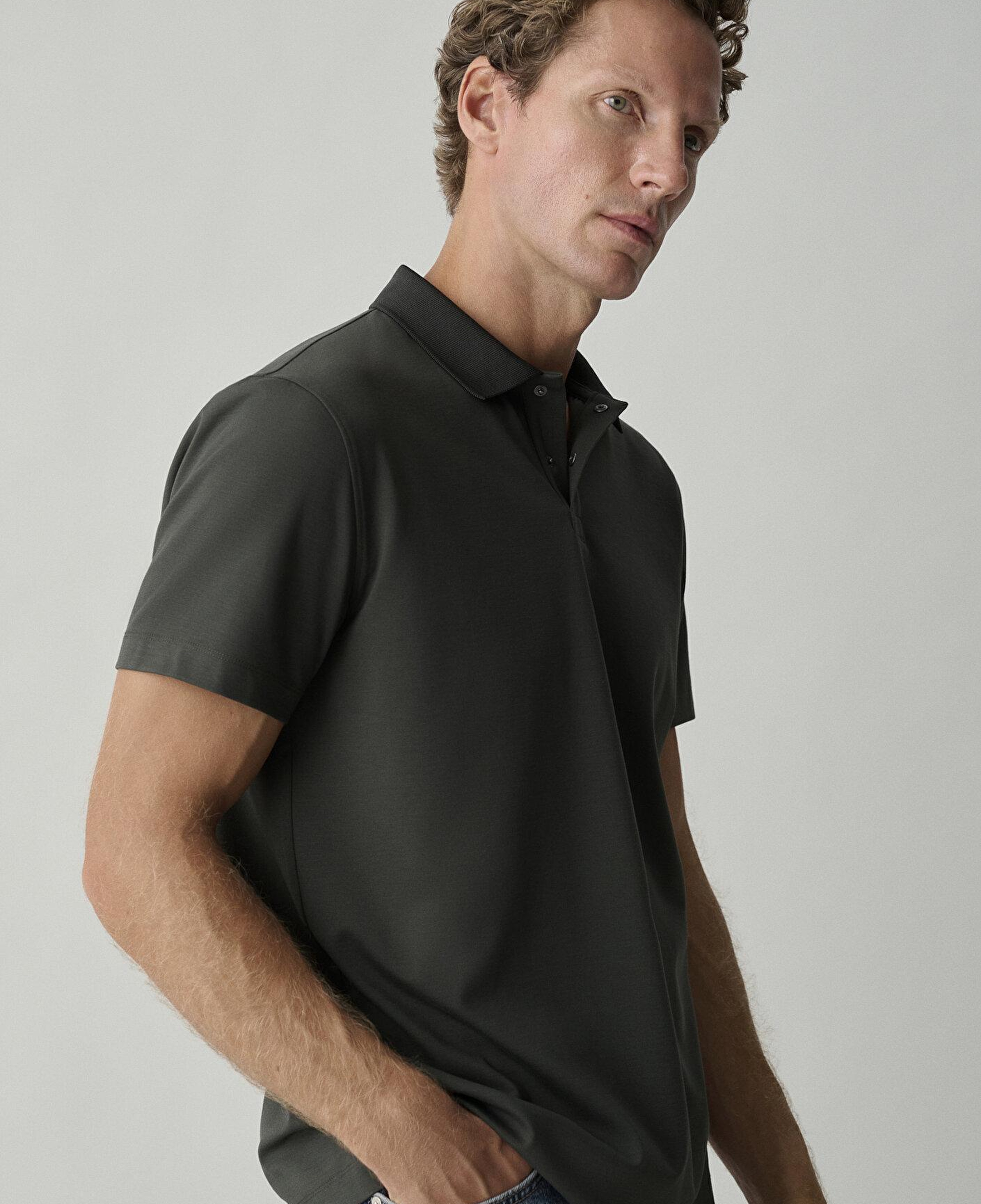 Mavi Antrasit Polo Tişört Slim Fit / Dar Kesim 0620213-91268