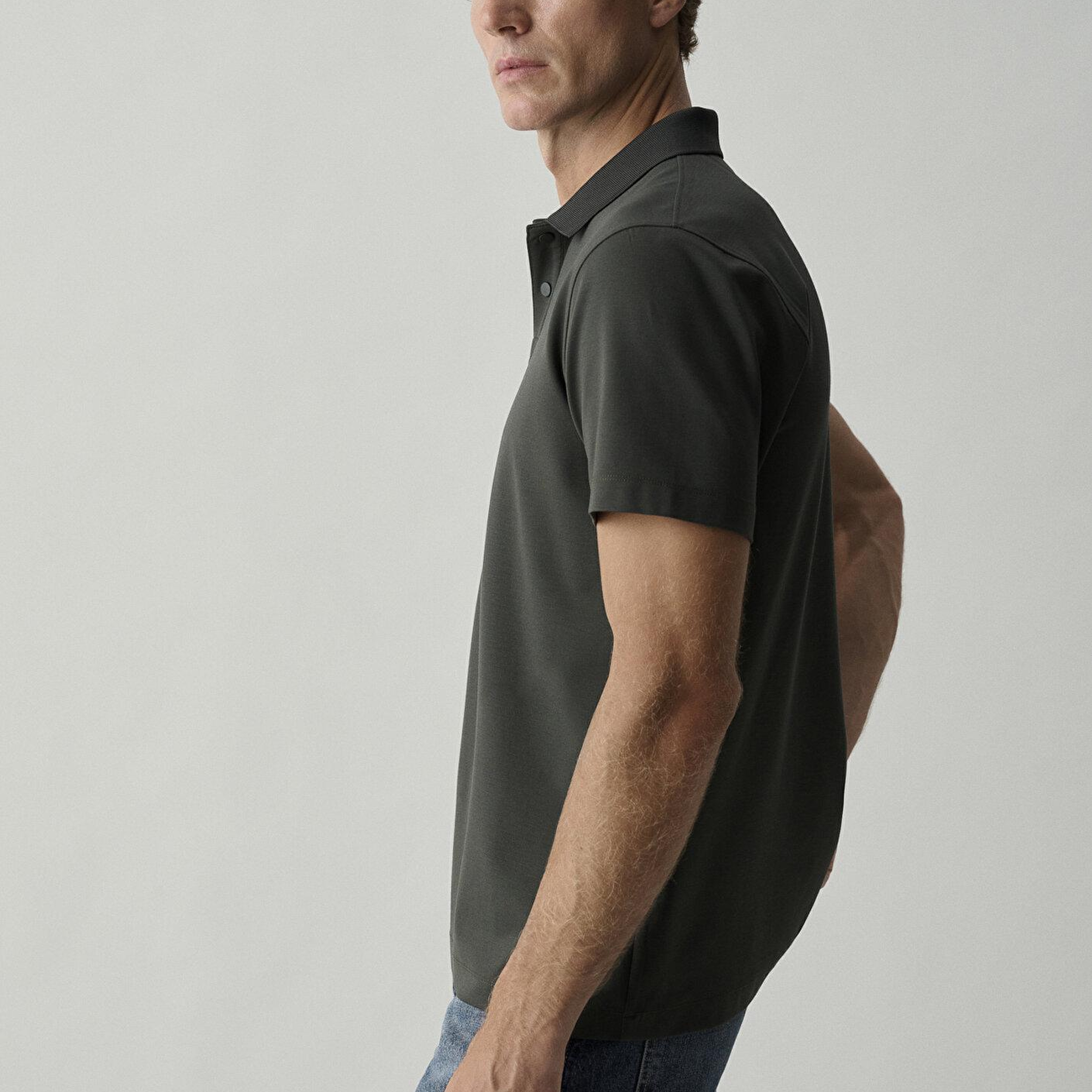 Mavi Antrasit Polo Tişört Slim Fit / Dar Kesim 0620213-91268