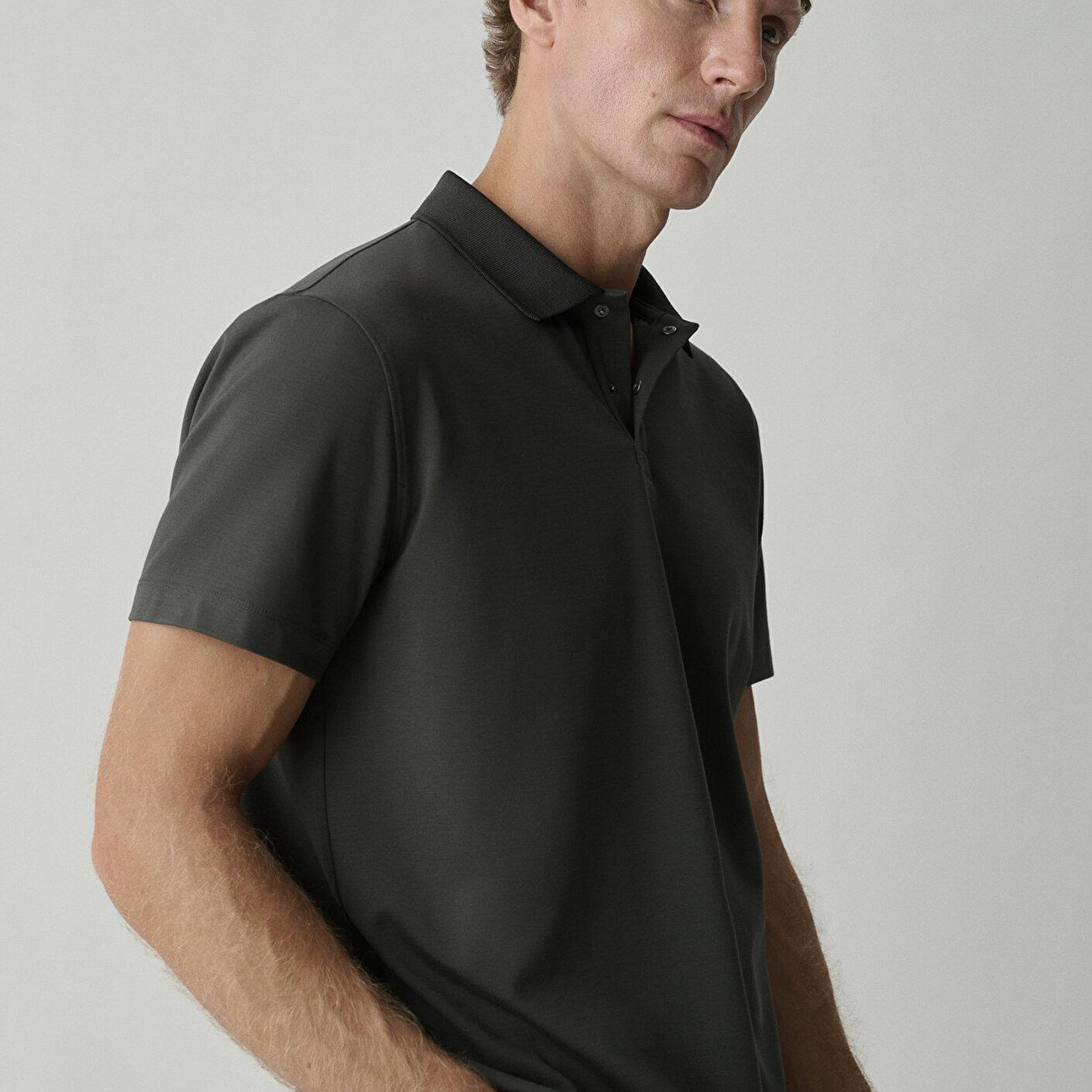 Mavi Antrasit Polo Tişört Slim Fit / Dar Kesim 0620213-91268