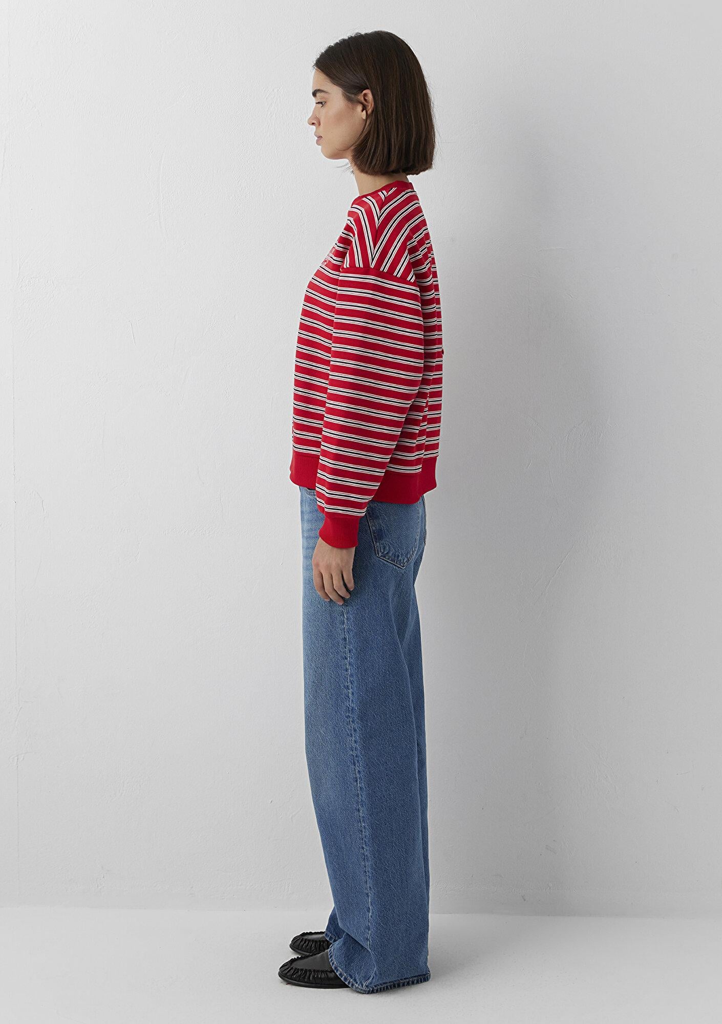 Mavi Kırmızı Sweatshirt 1S20092-86680