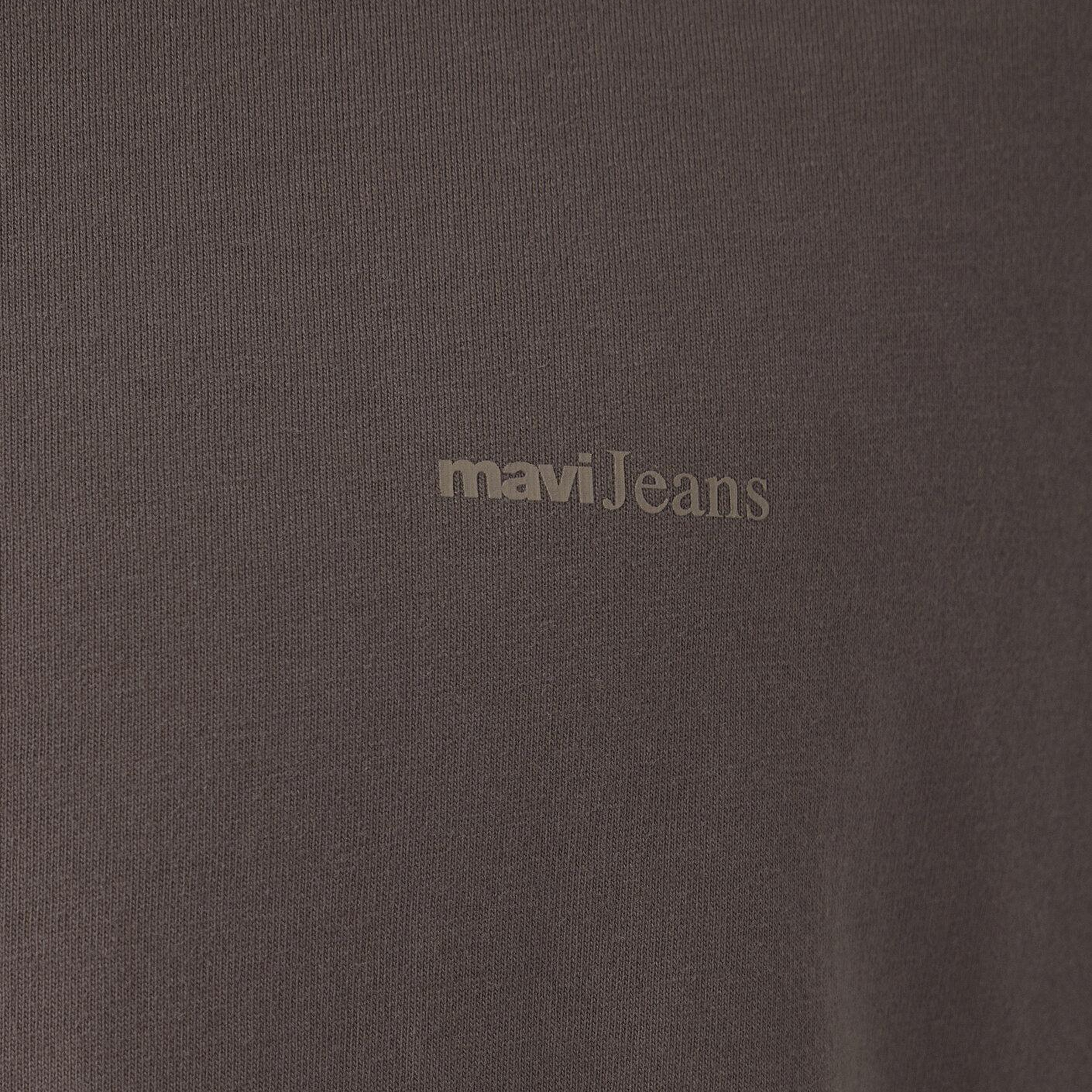 Mavi Mavi Jeans Kahverengi Basic Tişört Loose Fit / Bol Rahat Kesim 0613681-87875