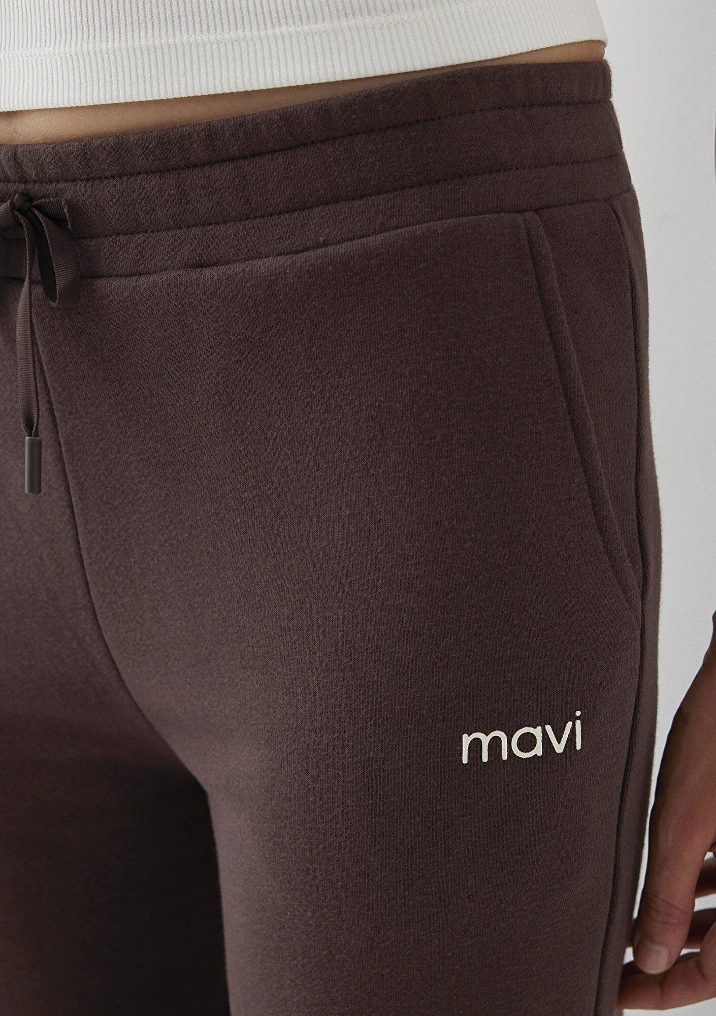 Mavi Mavi Logo Baskılı Kahverengi Eşofman Altı 1011248-71603