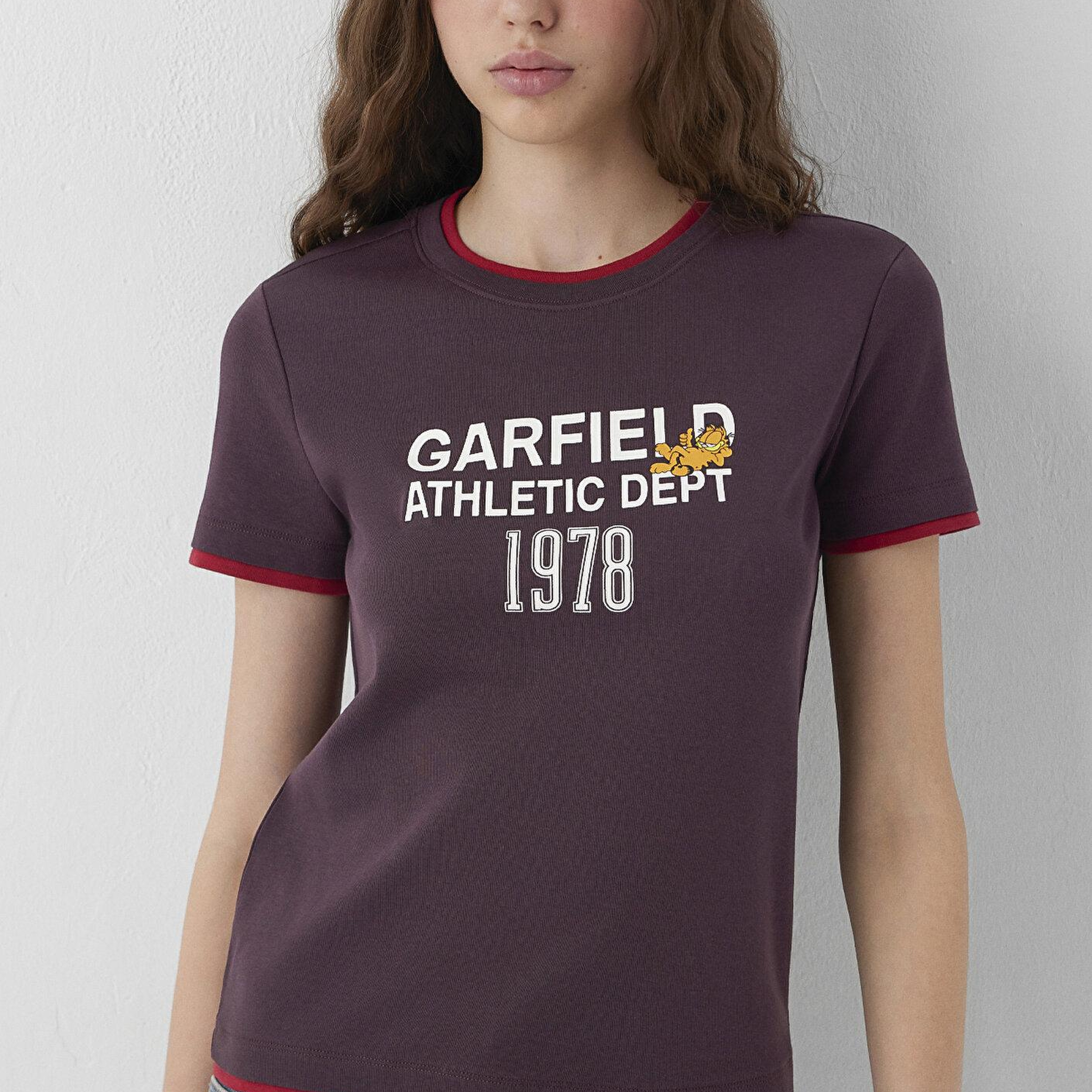 Mavi Garfield Baskılı Tişört Slim Fit / Dar Kesim 1620186-70223